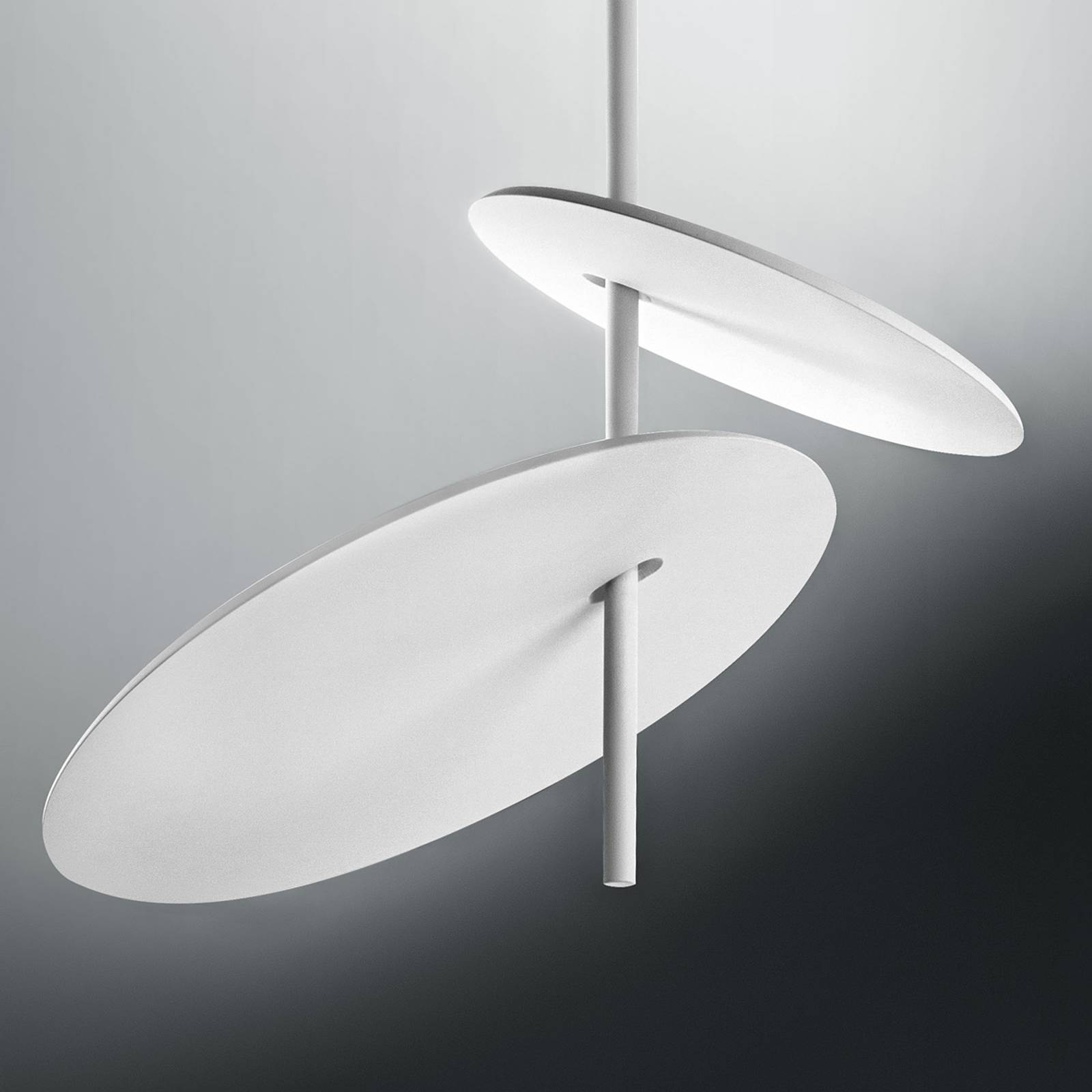 ICONE Lua -LED-design-kattovalaisin, valkoinen