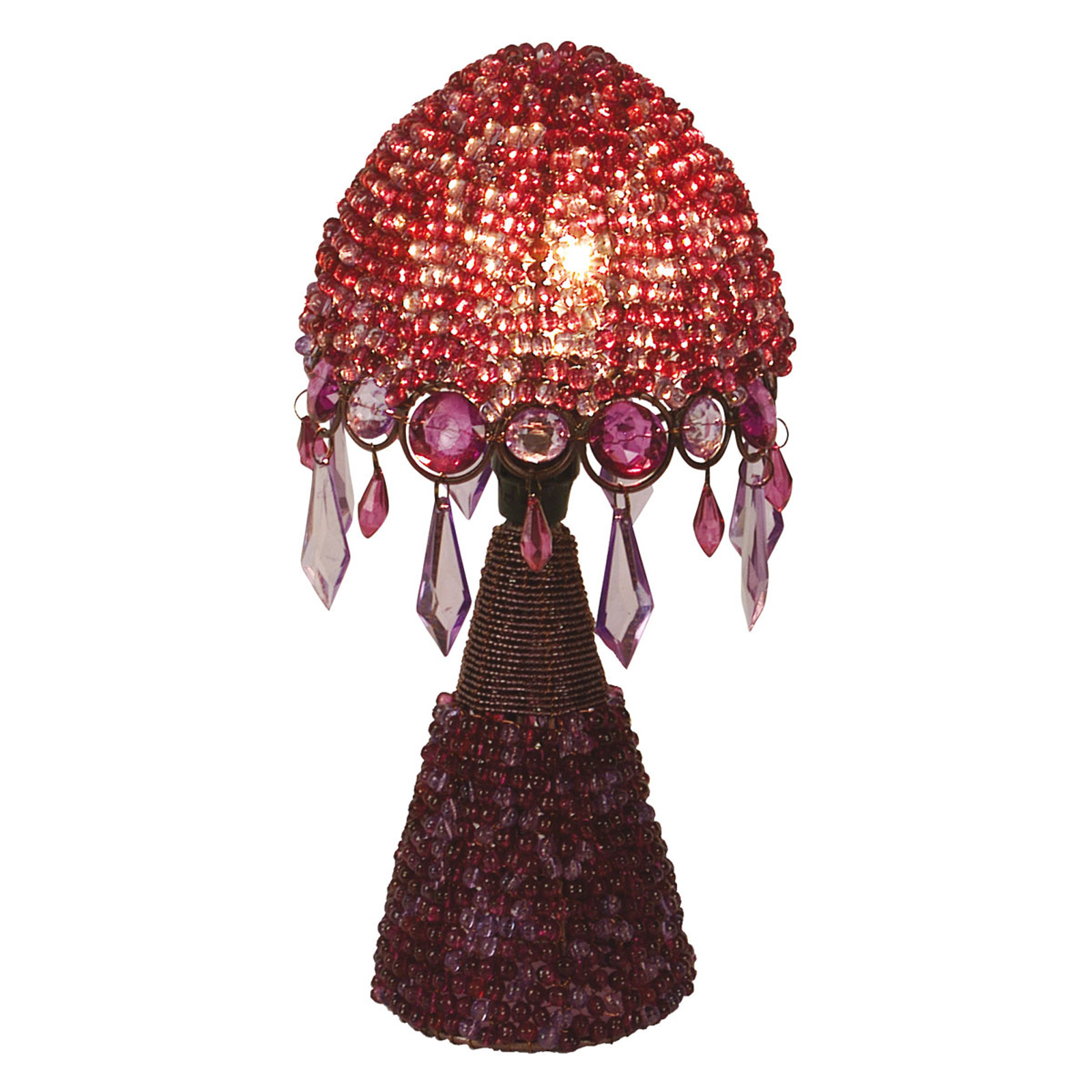 Perla-pöytävalaisin 30 cm, violetti