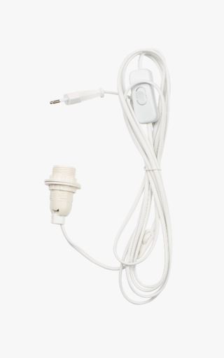 Elektrisk kynttelikkö valkoinen