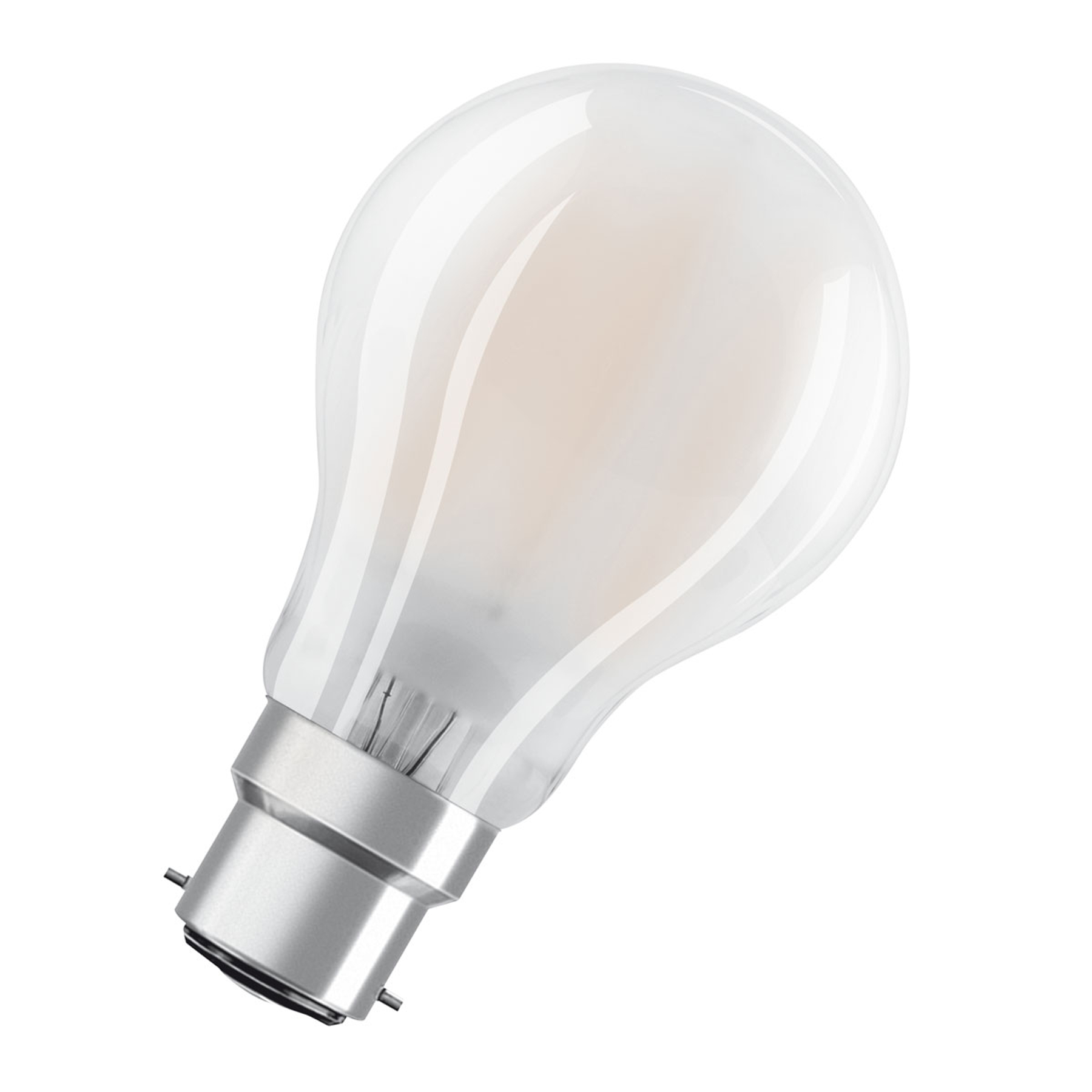 OSRAM-LED-lamppu B22d Classic 827 7W himmennettävä