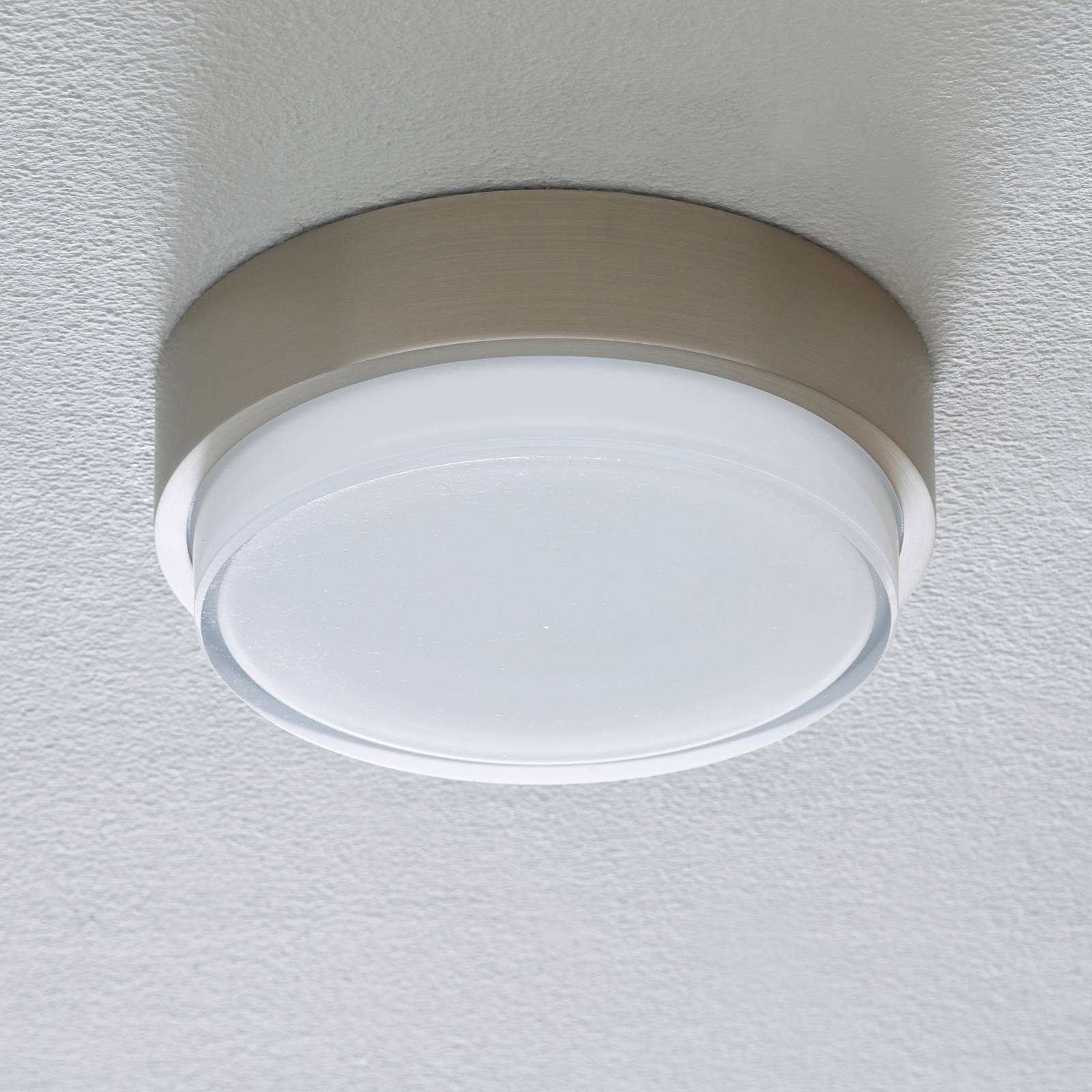 BEGA 50536 LED-kattovalo 930 teräs Ø21cm