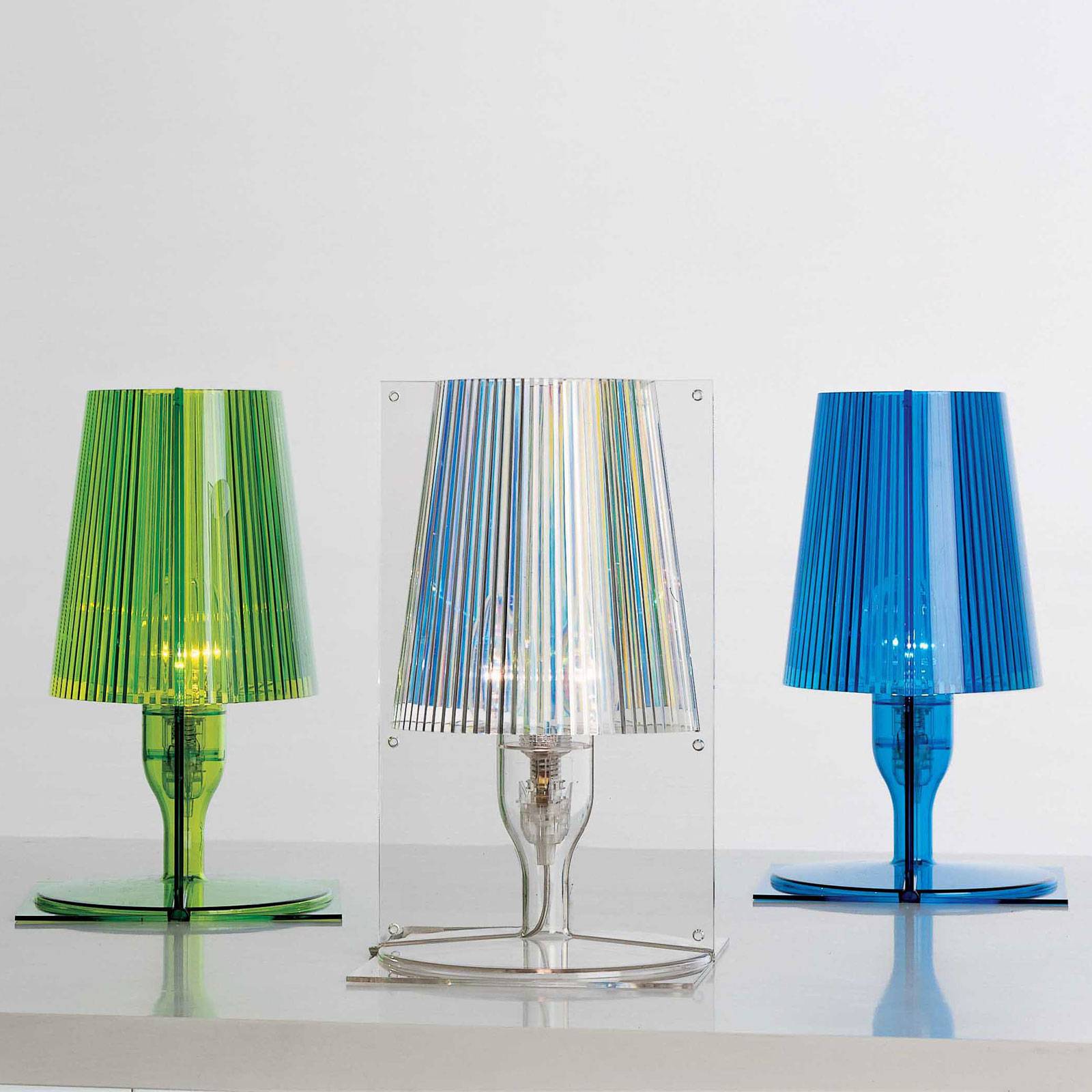 Kartell Take -design-pöytävalaisin, oliivinvihreä