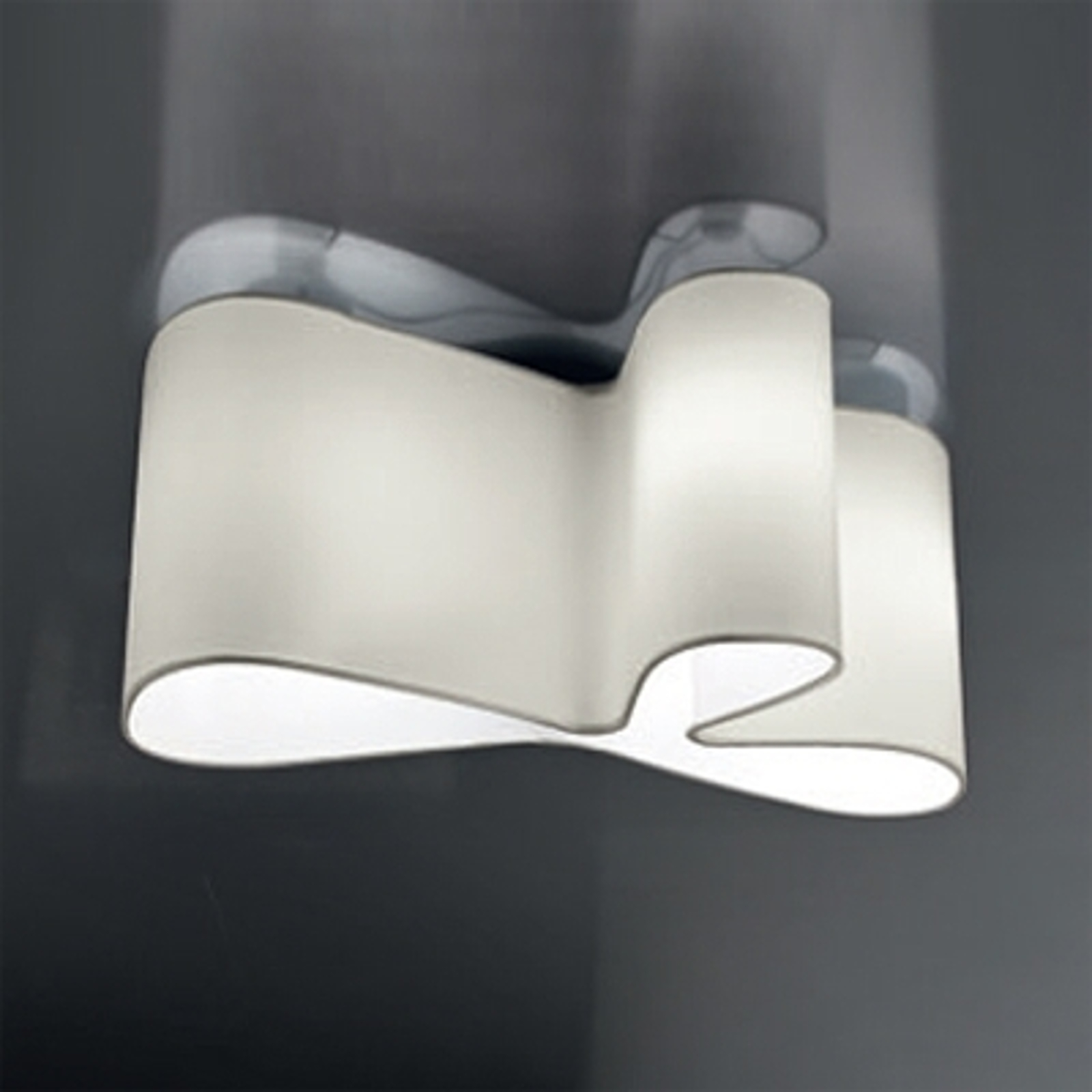 Viehättävä design-kattovalaisin Mugello, valkoinen