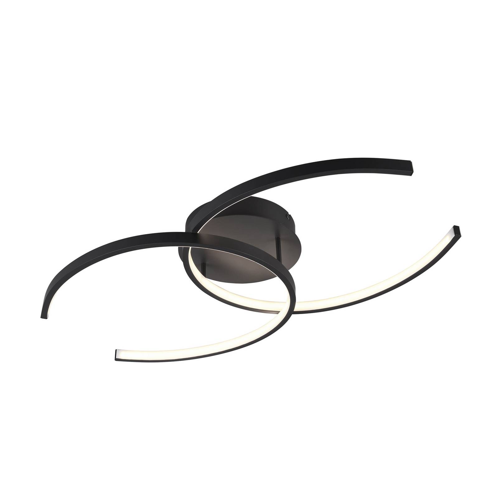 Lindby Cirlio -LED-kattovalaisin, CCT antrasiitti
