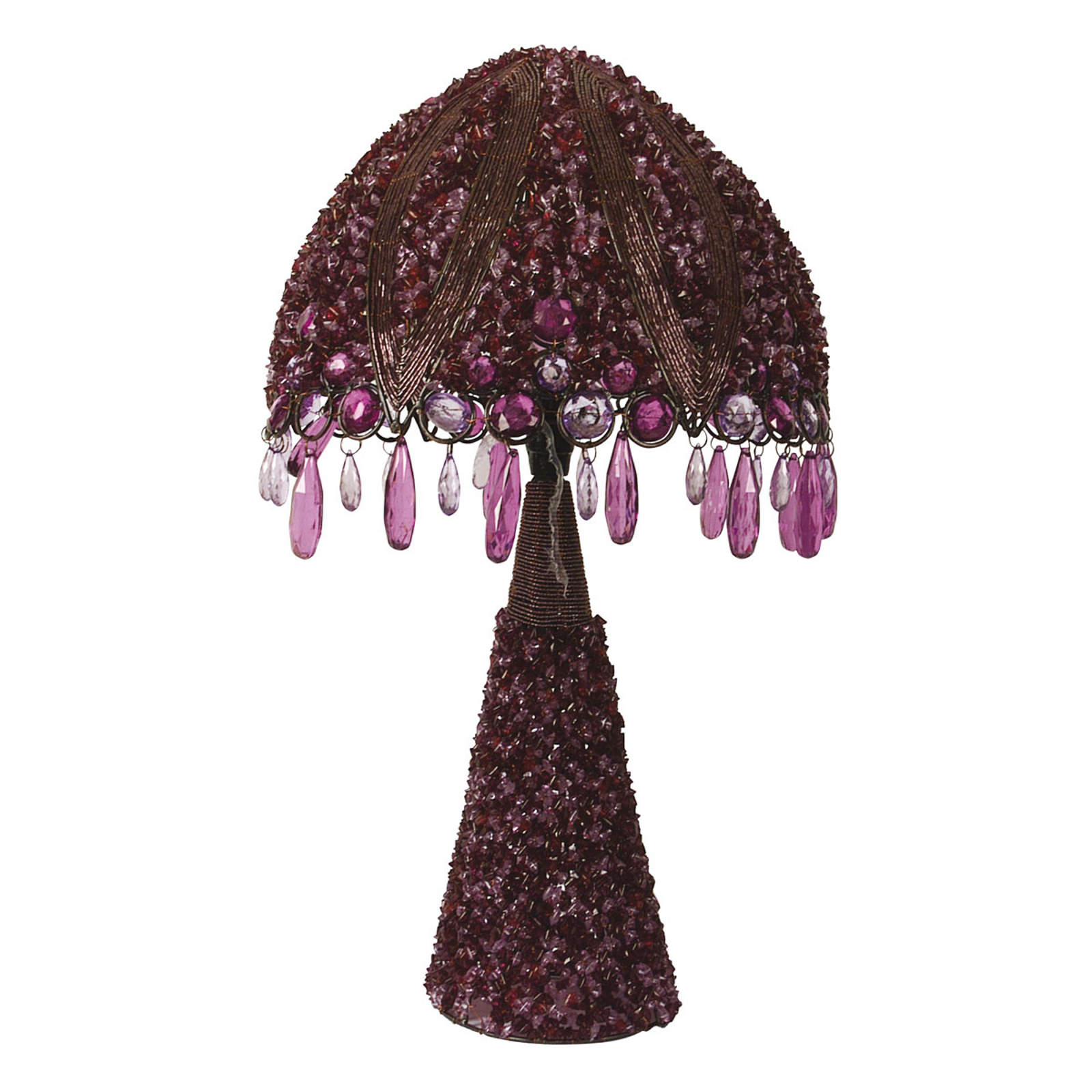 Perla-pöytävalaisin 53 cm, violetti