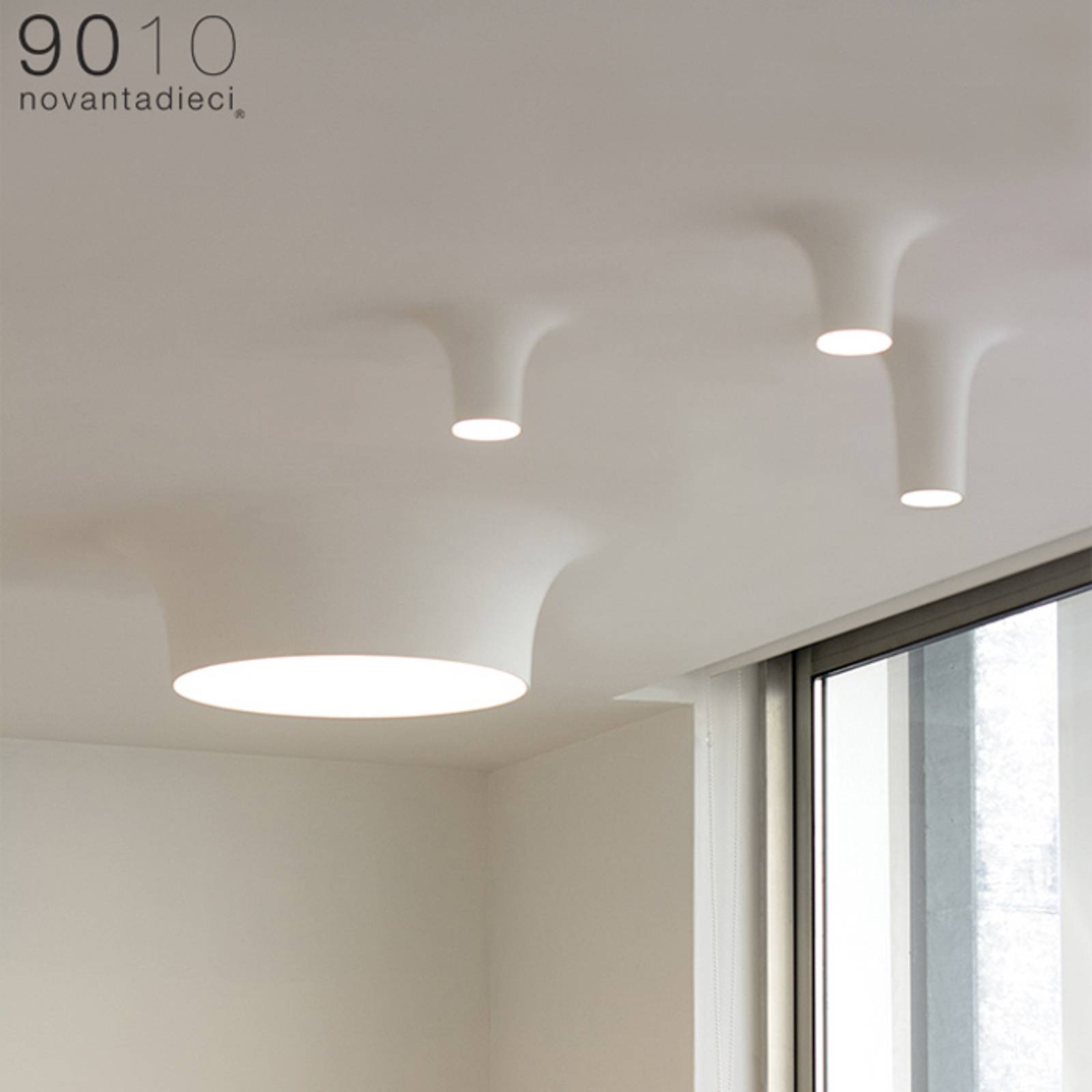 LED-kattouppovalaisin 8935D, 2 700K, 40,5x40,5cm
