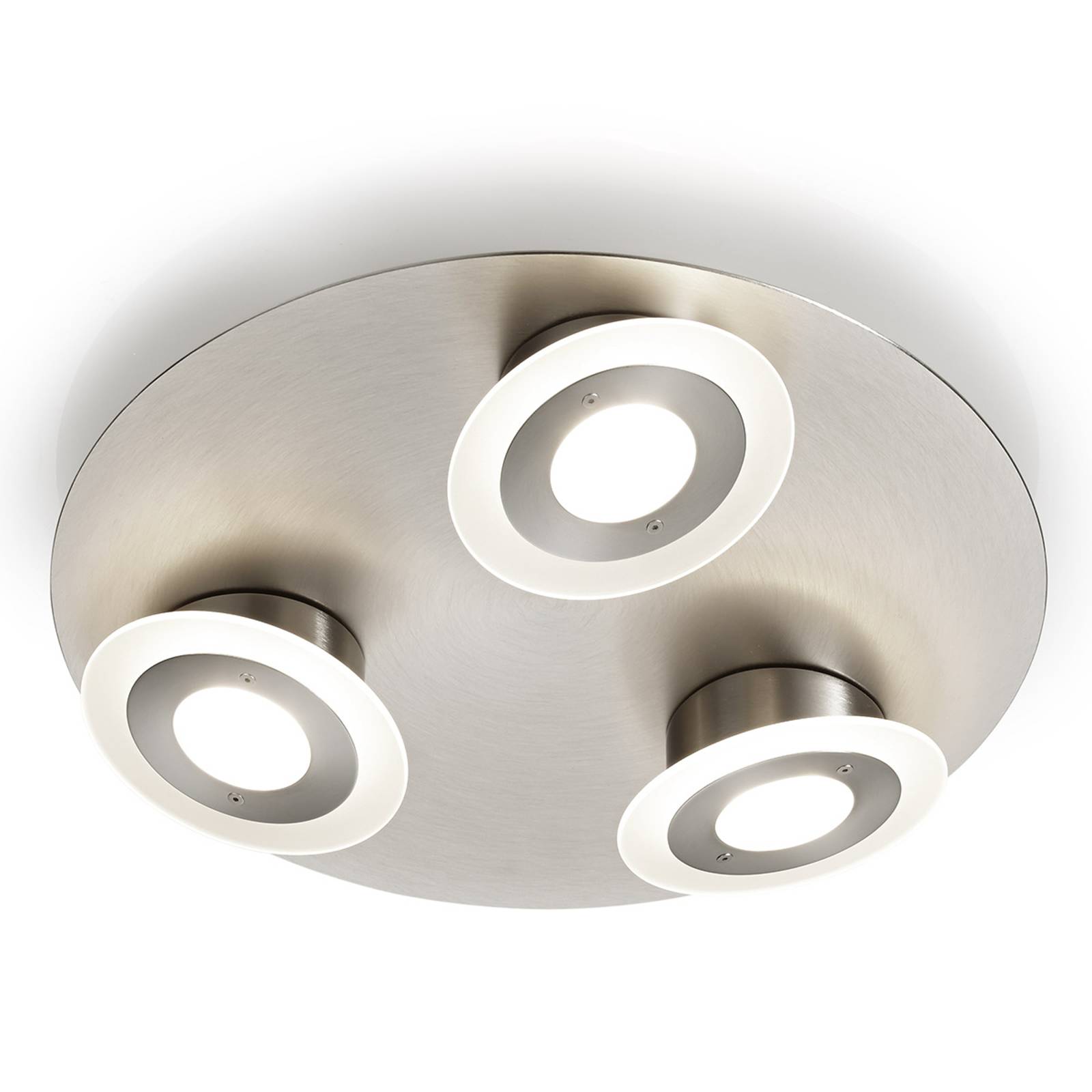 Kolmilamppuinen LED-kattovalaisin Alida