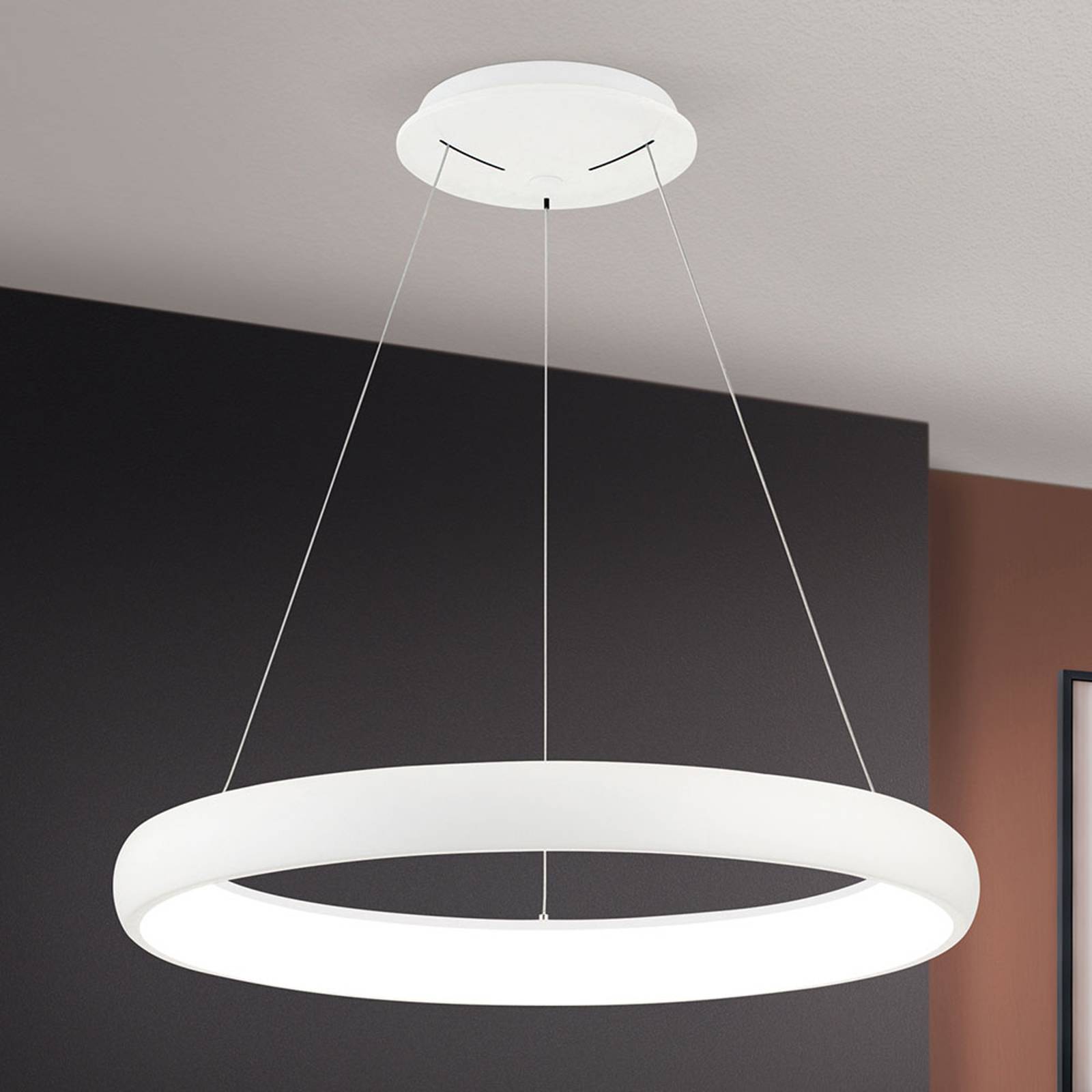 LED-riippuvalaisin Venus, pyöreä