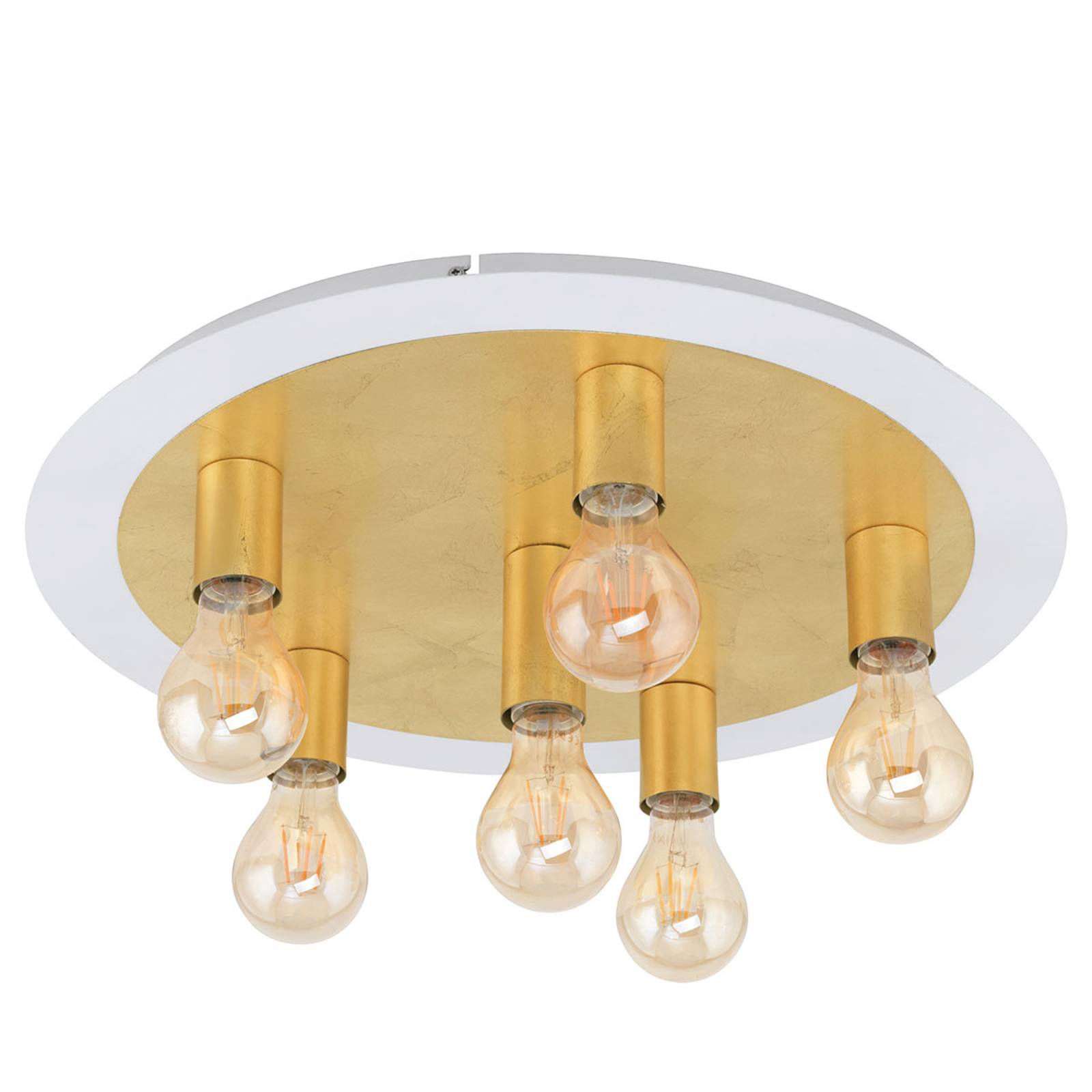 LED-kattovalaisin Passano 6-lamppuinen, kulta