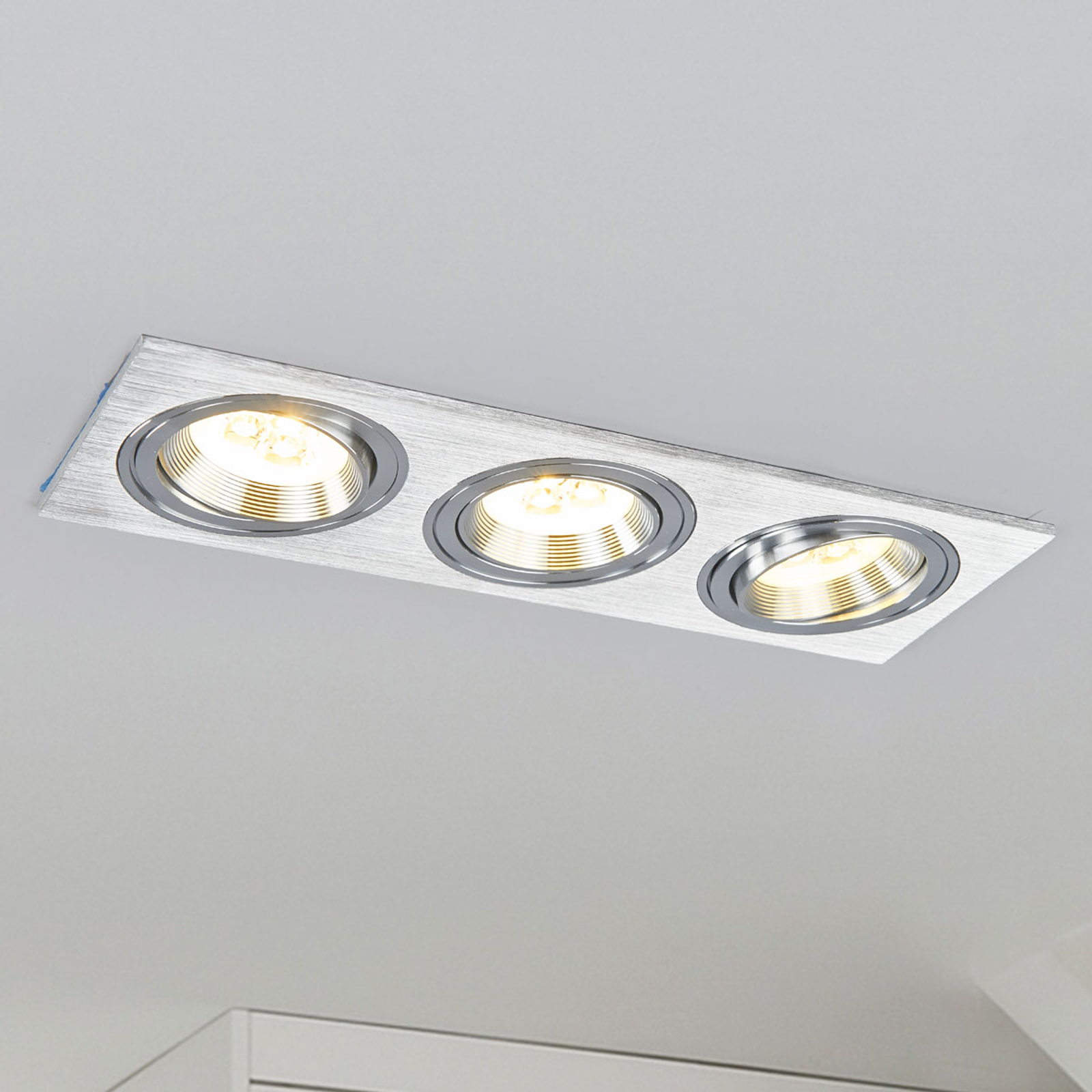 Upotett. LED-valaisin MINAR, alum.painevalu