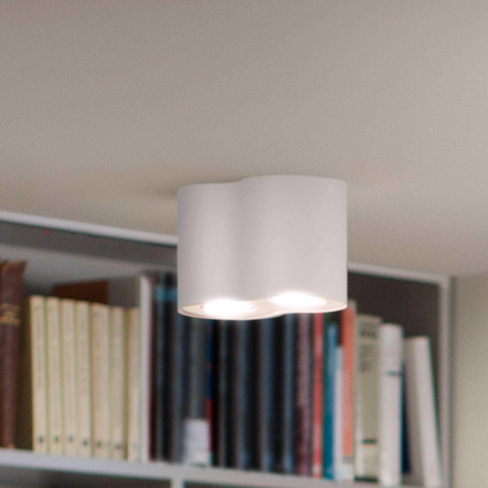 Philips Hue White Ambiance Pillar 2-lampp. valk.