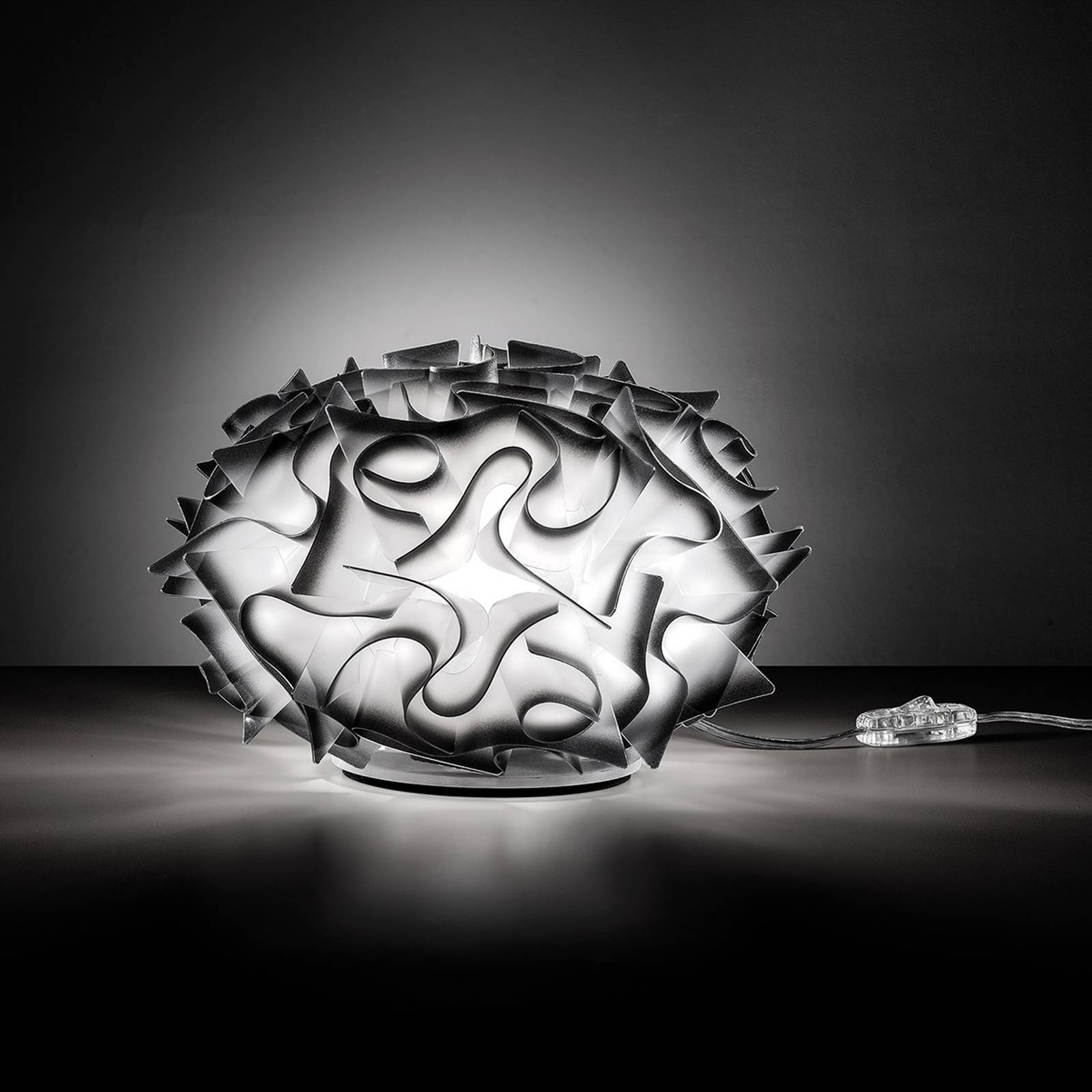 Slamp Veli -design-pöytävalo Ø 32 cm antrasiitti