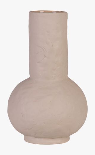 Pipe maljakko luonnonvalkoinen