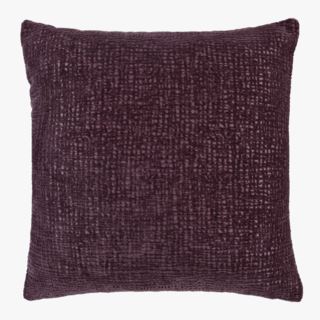 Chenille koristetyynynpäällinen tummansininen