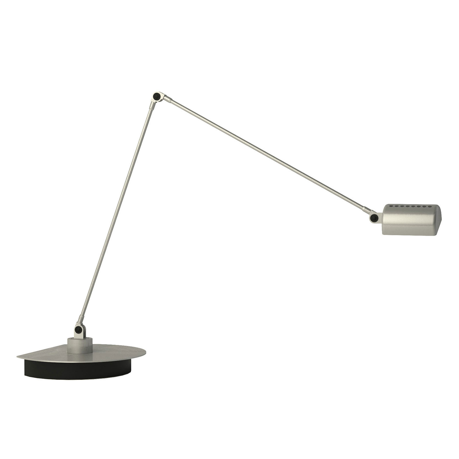 Lumina Daphine Cloe -LED-pöytälamppu, nikkeli