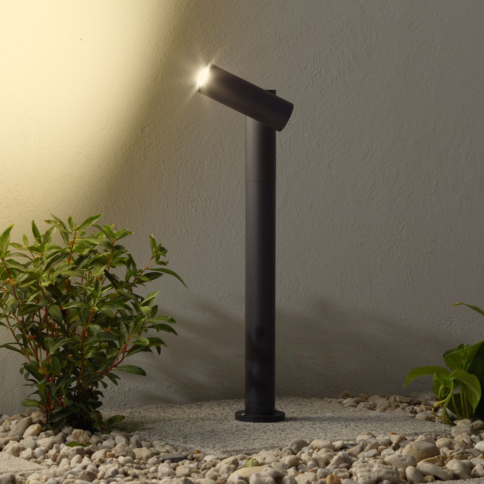 LED-pollarivalaisin Narea, säädettävä, 43 cm