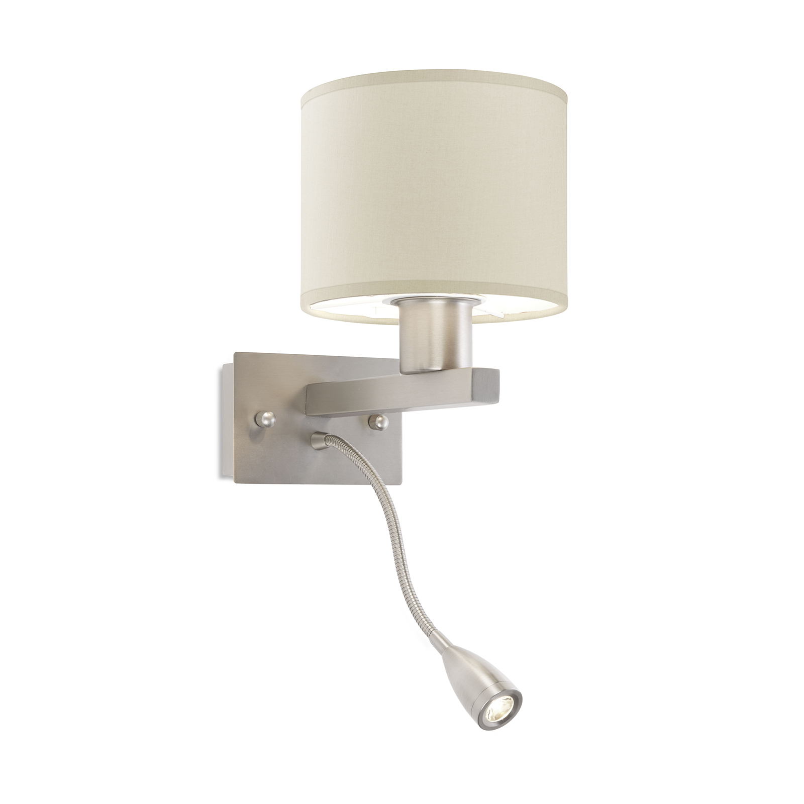 LEDS-C4 Torino -seinävalaisin, hiekka Ø 14 cm