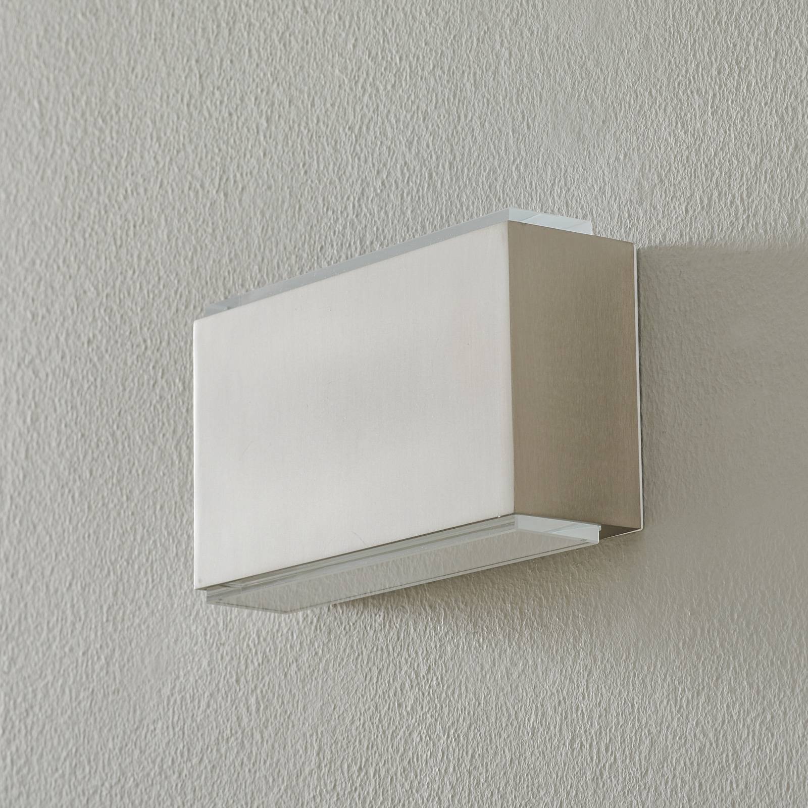 BEGA 50072 LED-seinälamppu 3000K 18cm teräs 1630lm