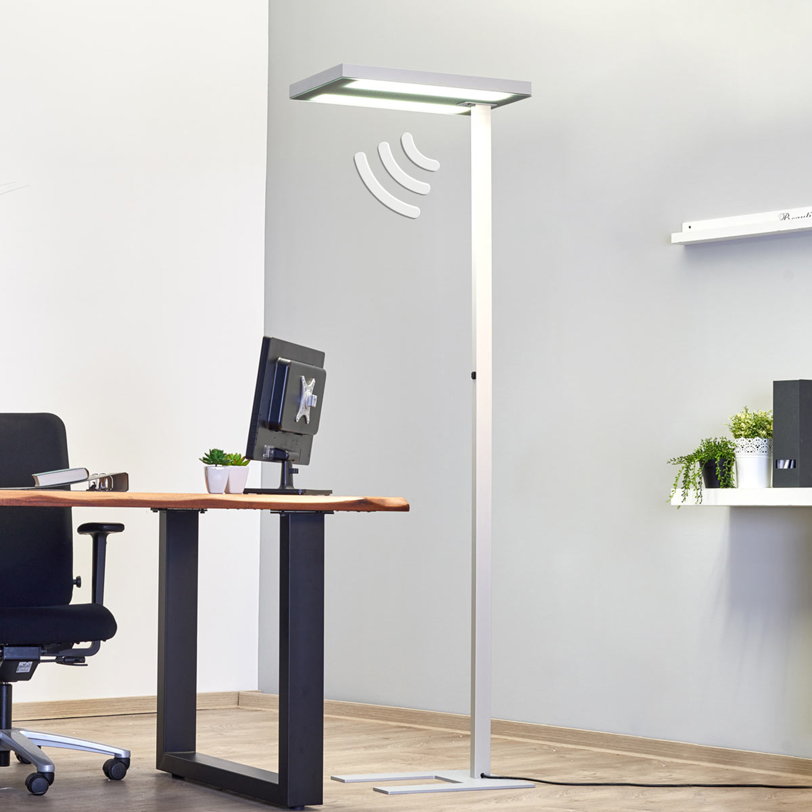 Lattiavalaisin Free-F LED10000 HFDd 840 SD harmaa