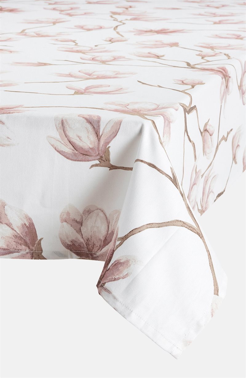 Magnolia kukkakuvioinen pöytäliina