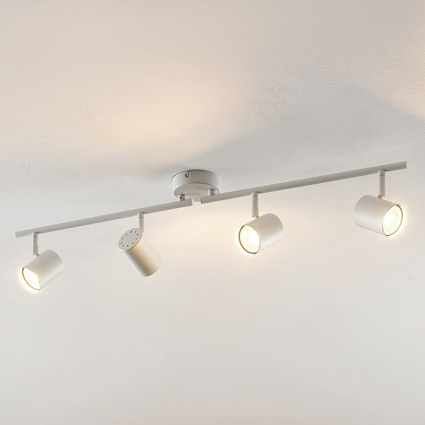 ELC Tomoki -LED-kohdevalo, valkoinen, 4-lamp.
