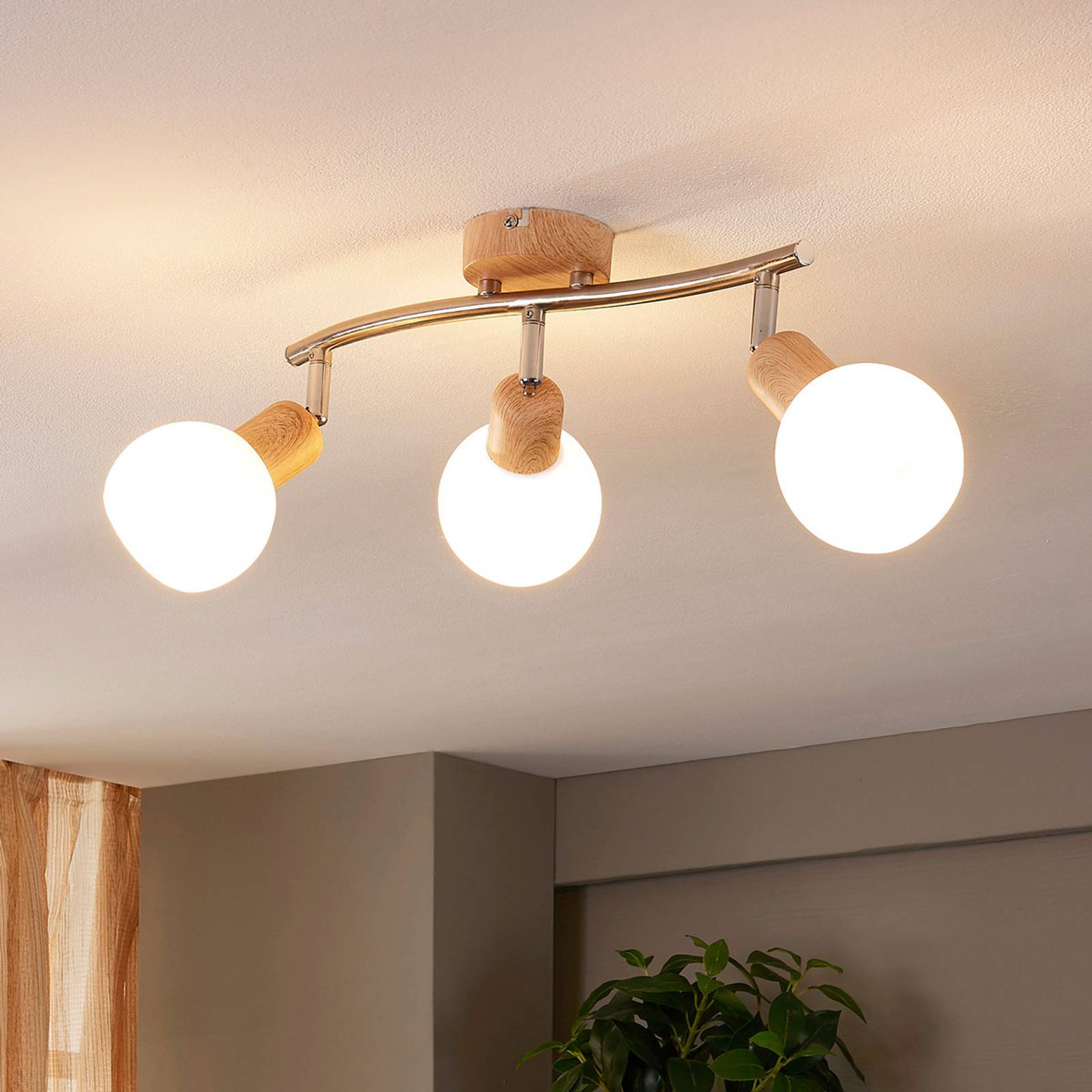 Kaunis kattovalaisin Svenka, E14-LED-kanta