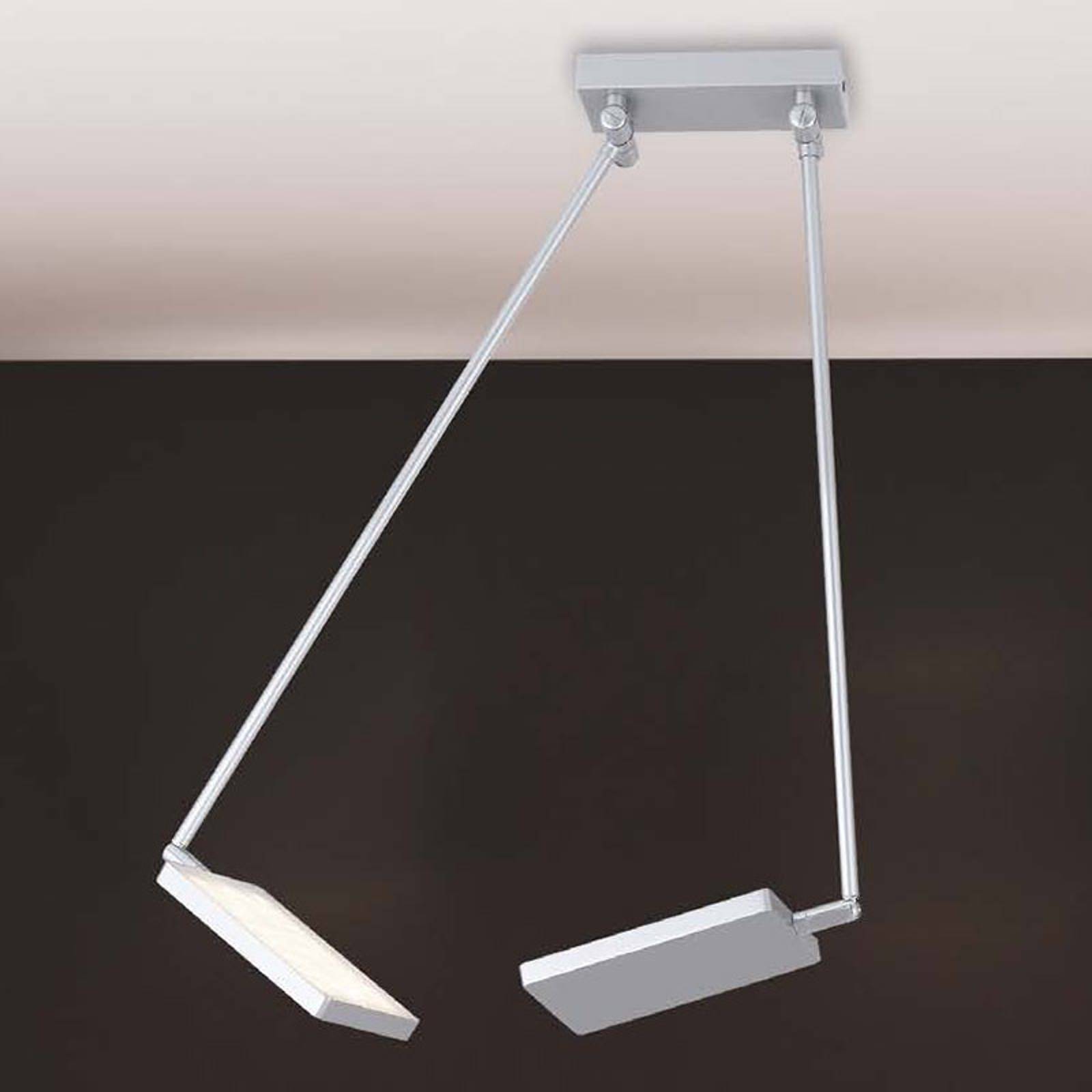 LED-kattovalaisin Book, harmaa