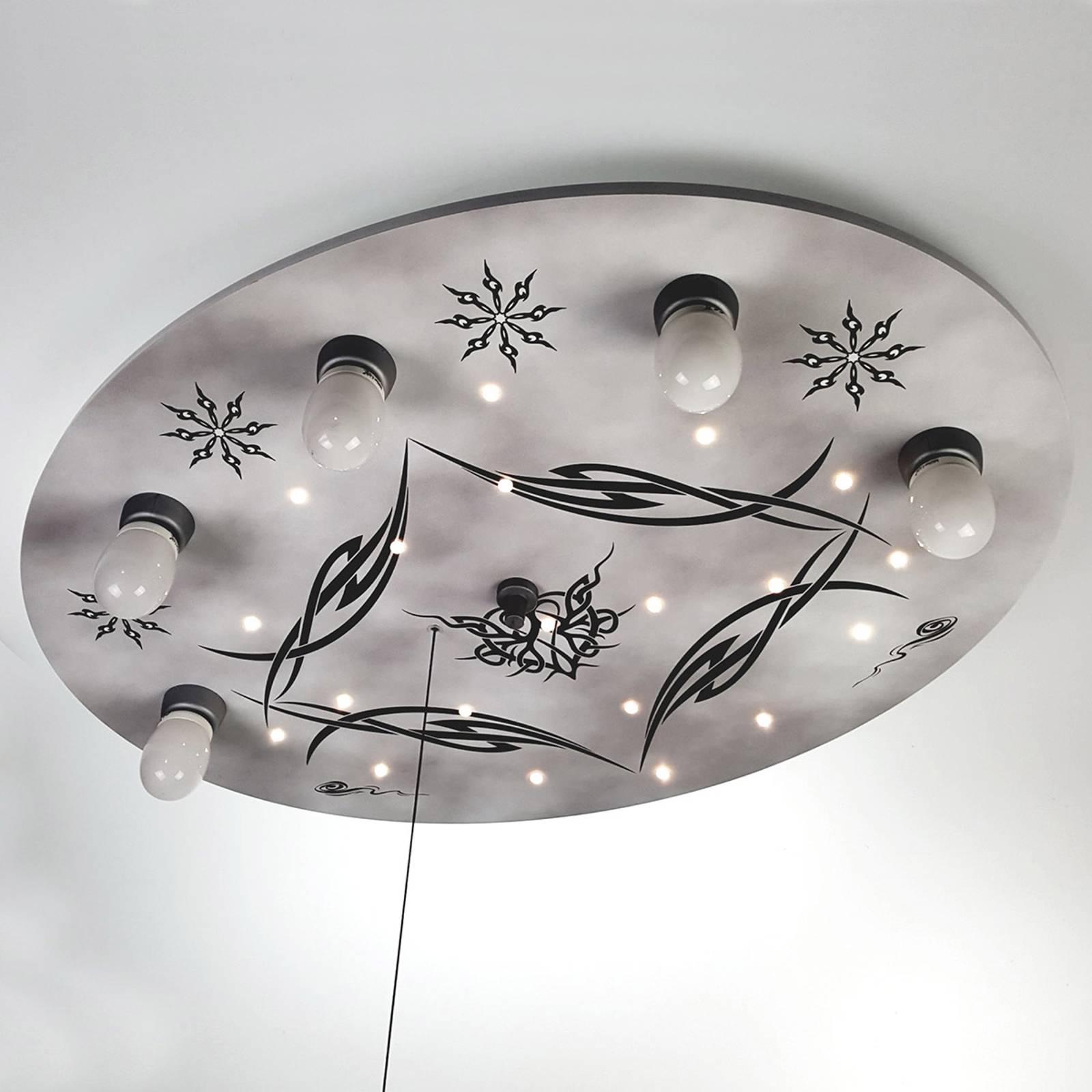 LED-kattovalaisin Gothik Alexa-moduulilla