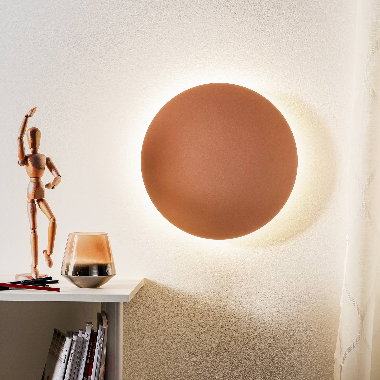 Escale Blade -LED-seinävalaisin, Ø 34 cm