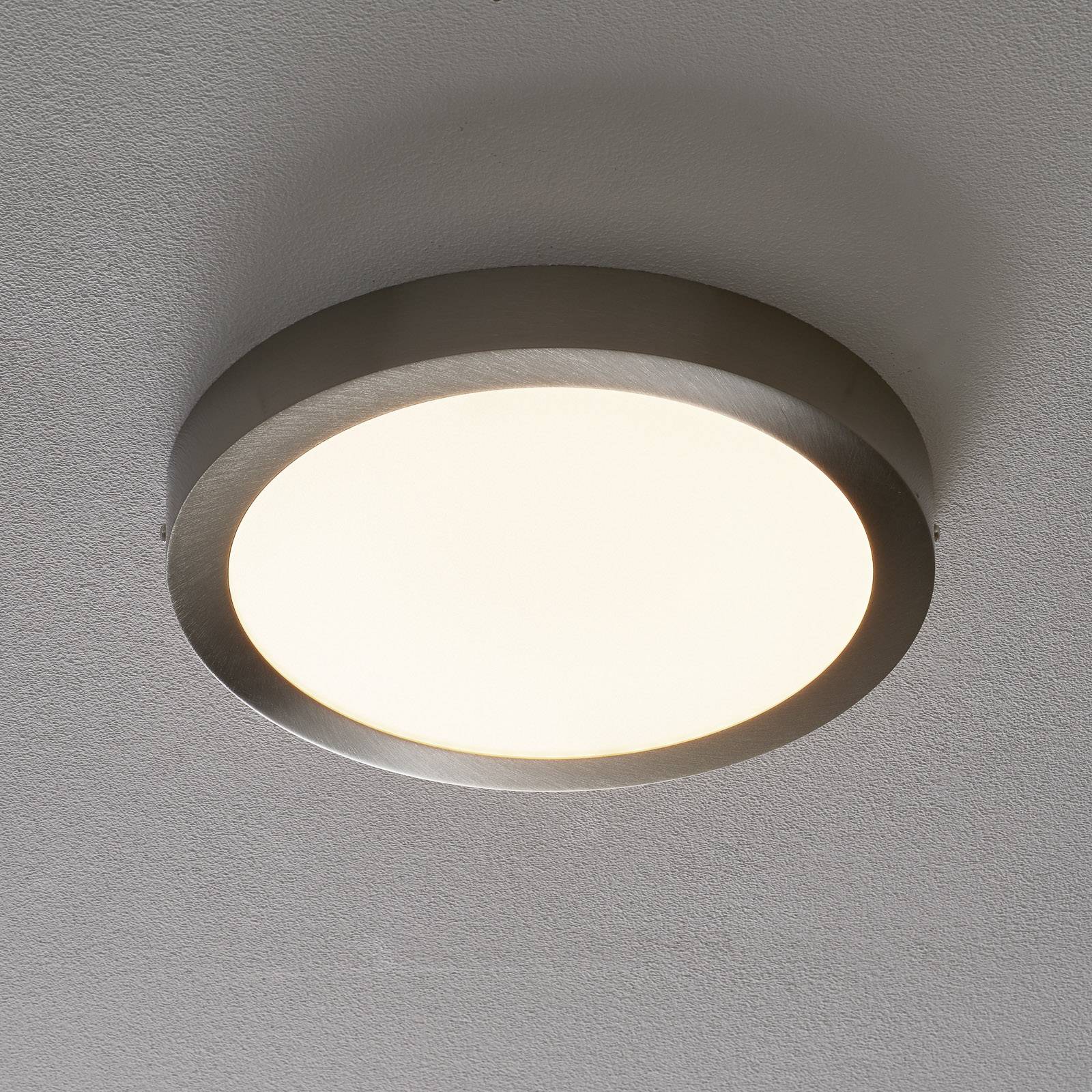 Fueva Connect - LED-kattovalaisin, 30 cm, nikkeli