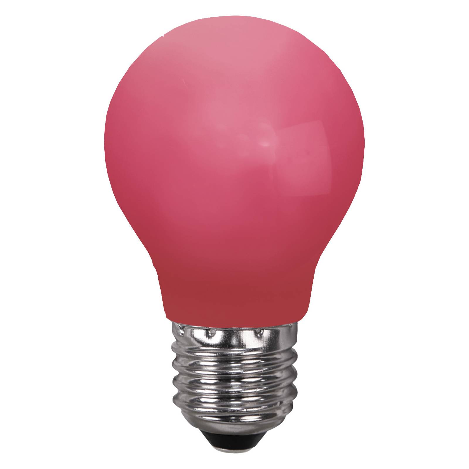 LED-lamppu E27 valoketjuihin, murtumaton, punainen
