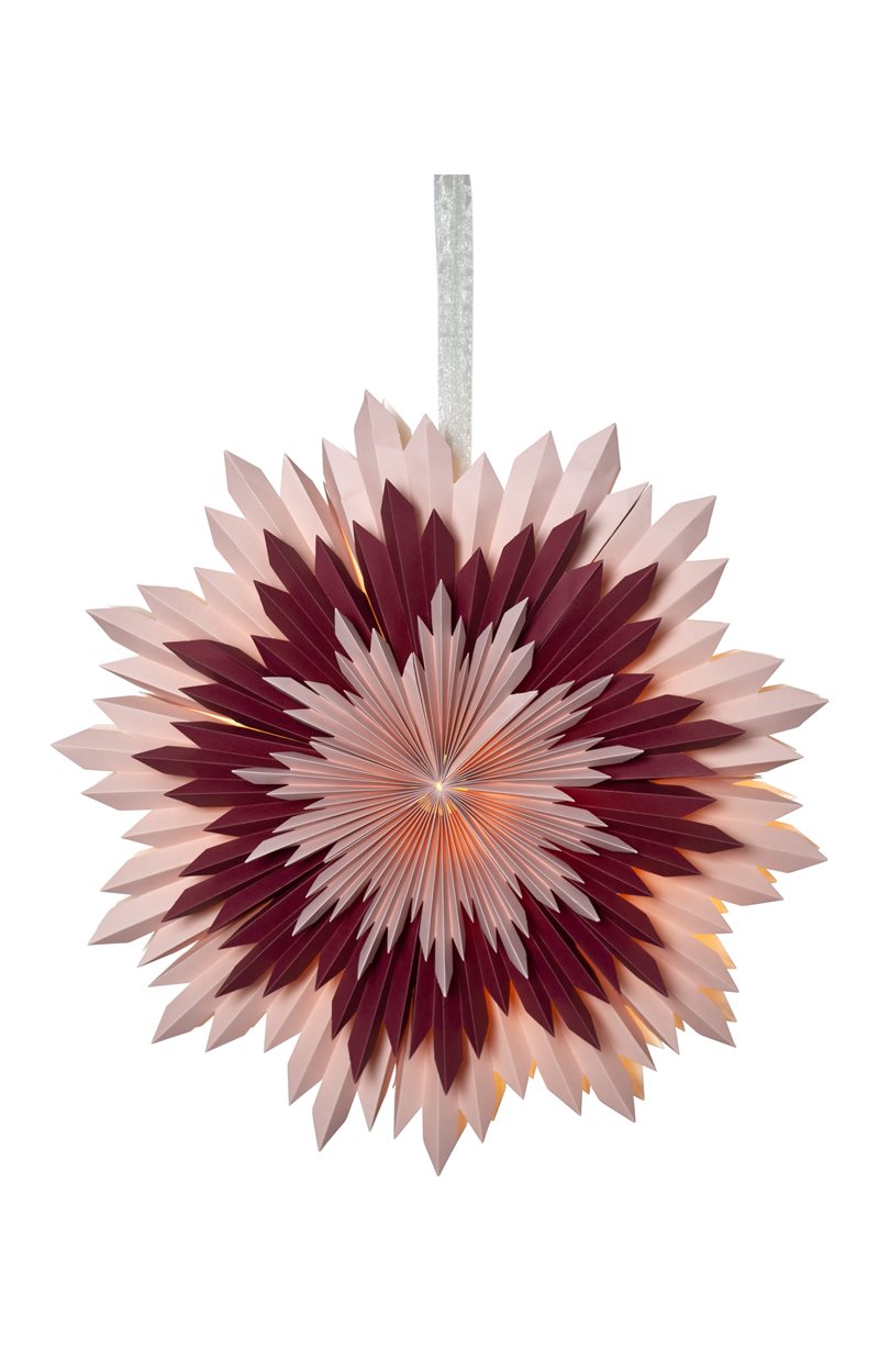 Paperitähti roosa Ice 55 cm