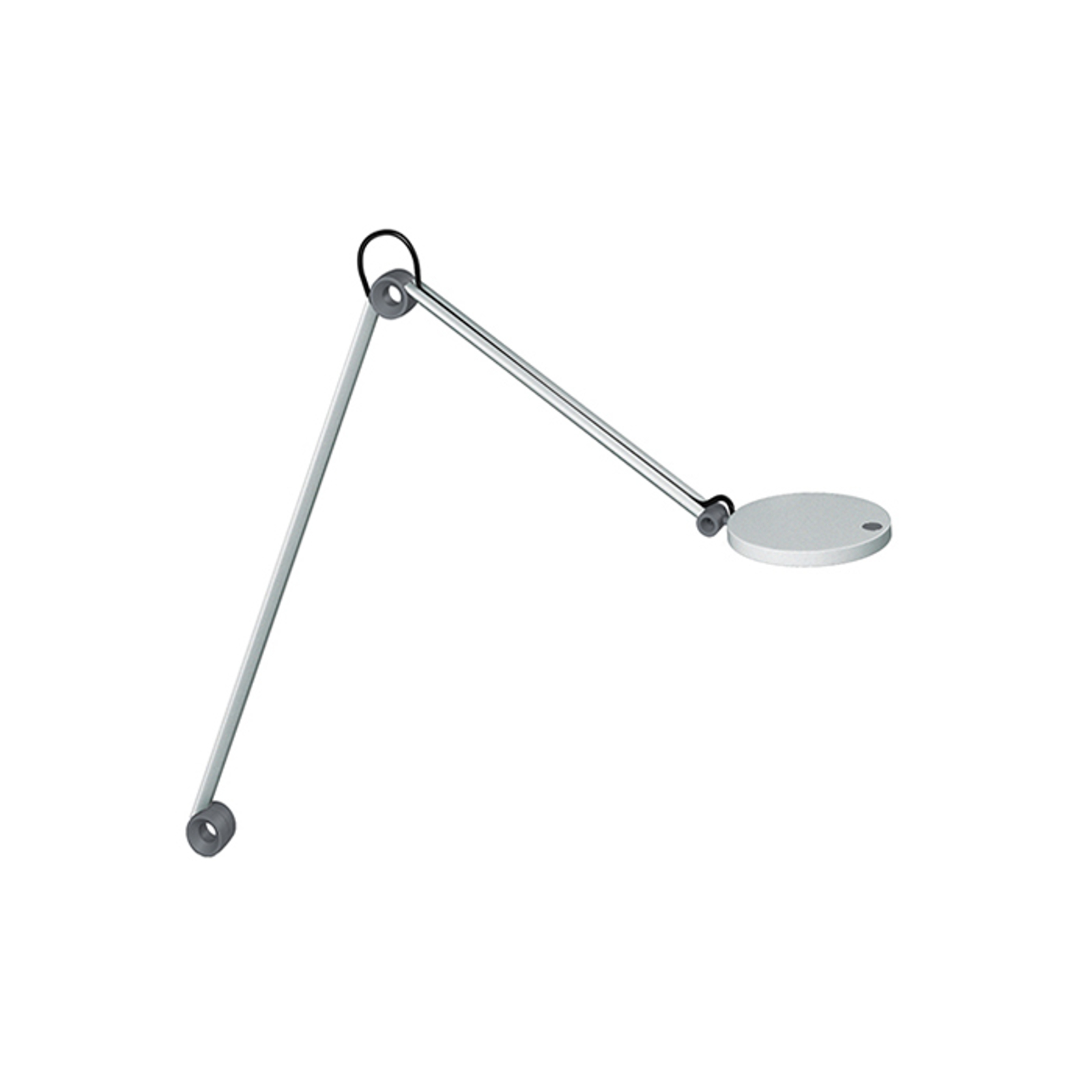 LED-työpistevalaisin PARA.MI FTL 102 R hopea 940