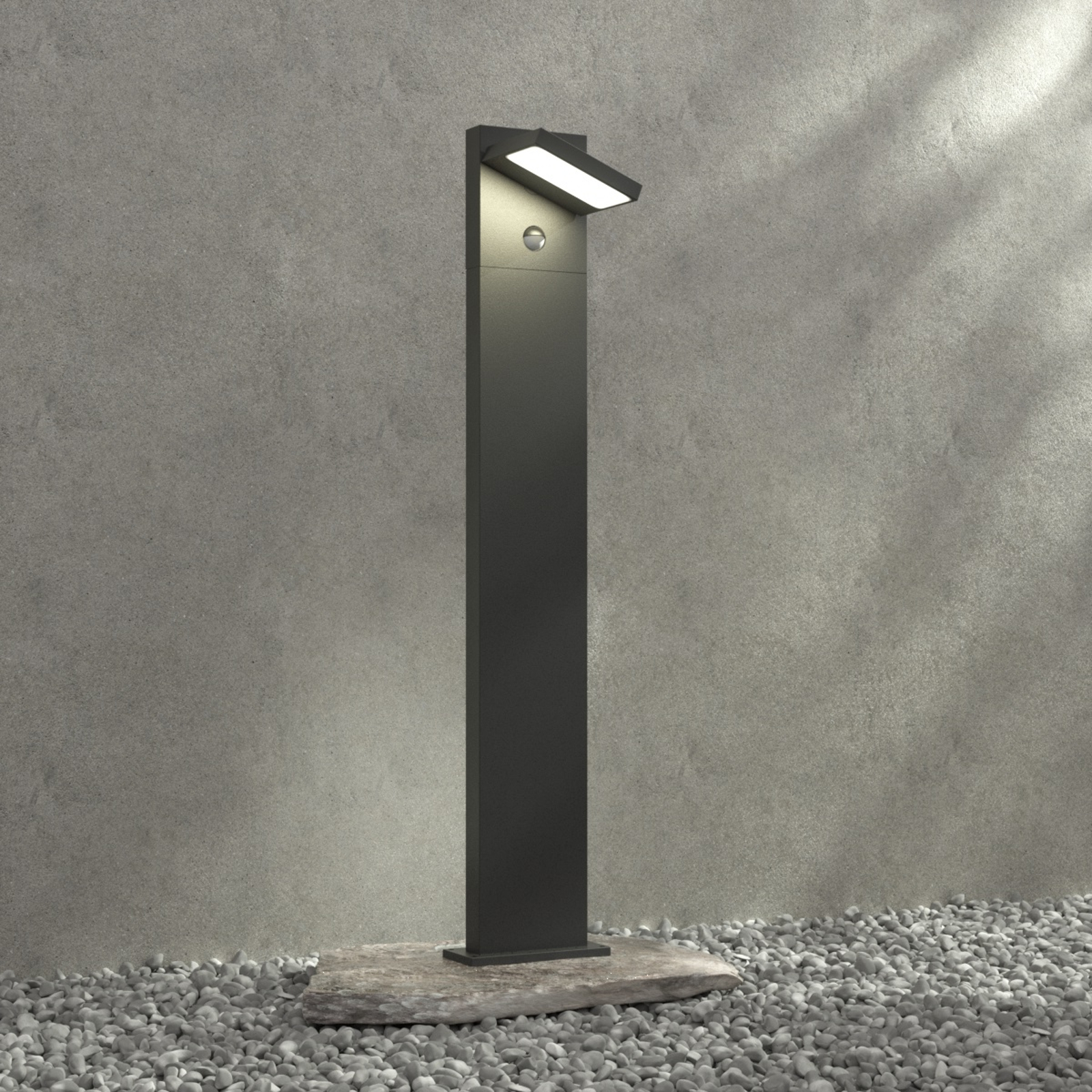 LED-pollarivalaisin Silvan, 100 cm, liikkeentunn.