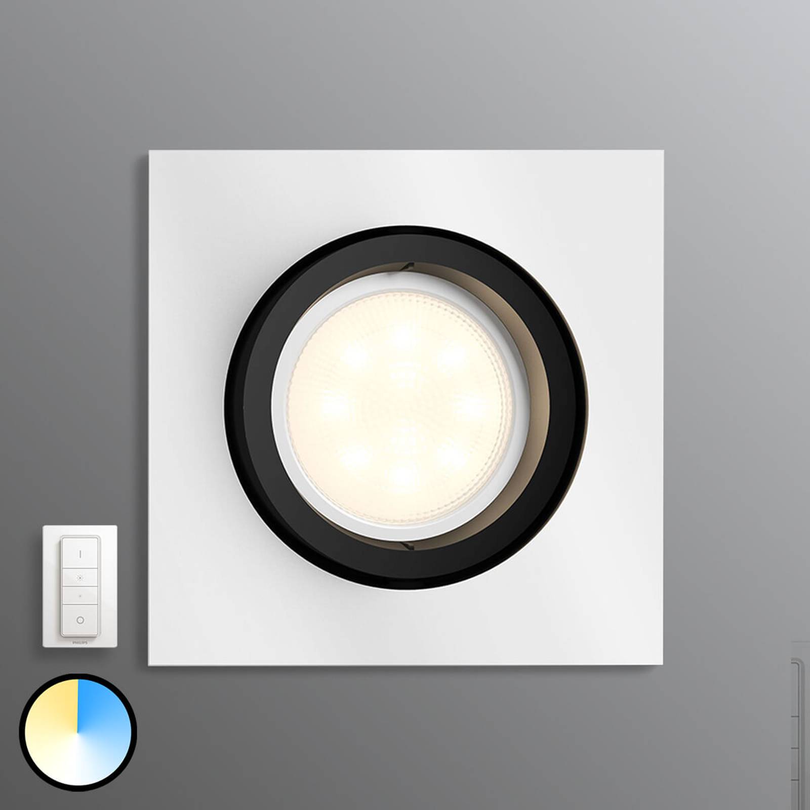 Philips Hue Milliskin kulmikas, alu