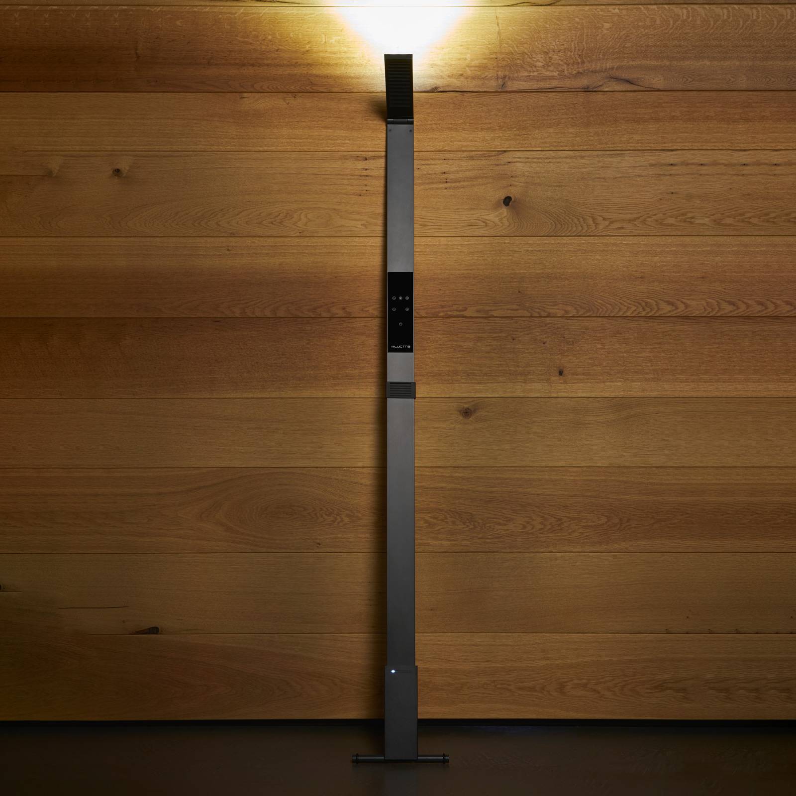 Luctra Flex -LED-lattiavalo, langaton, akku, musta