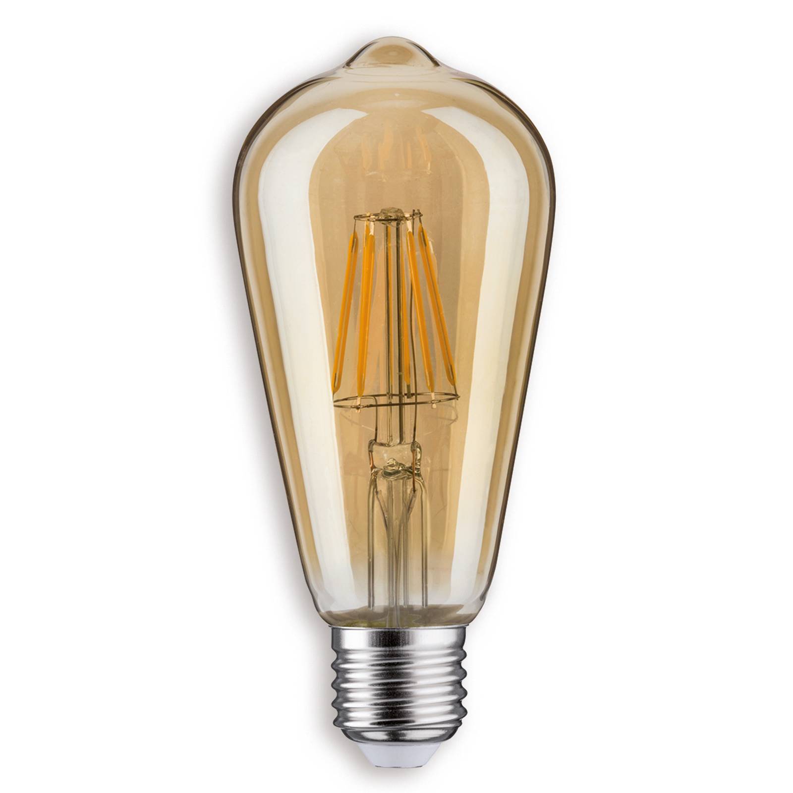 E27 7,5 W LED-rustiikkilamppu, kulta