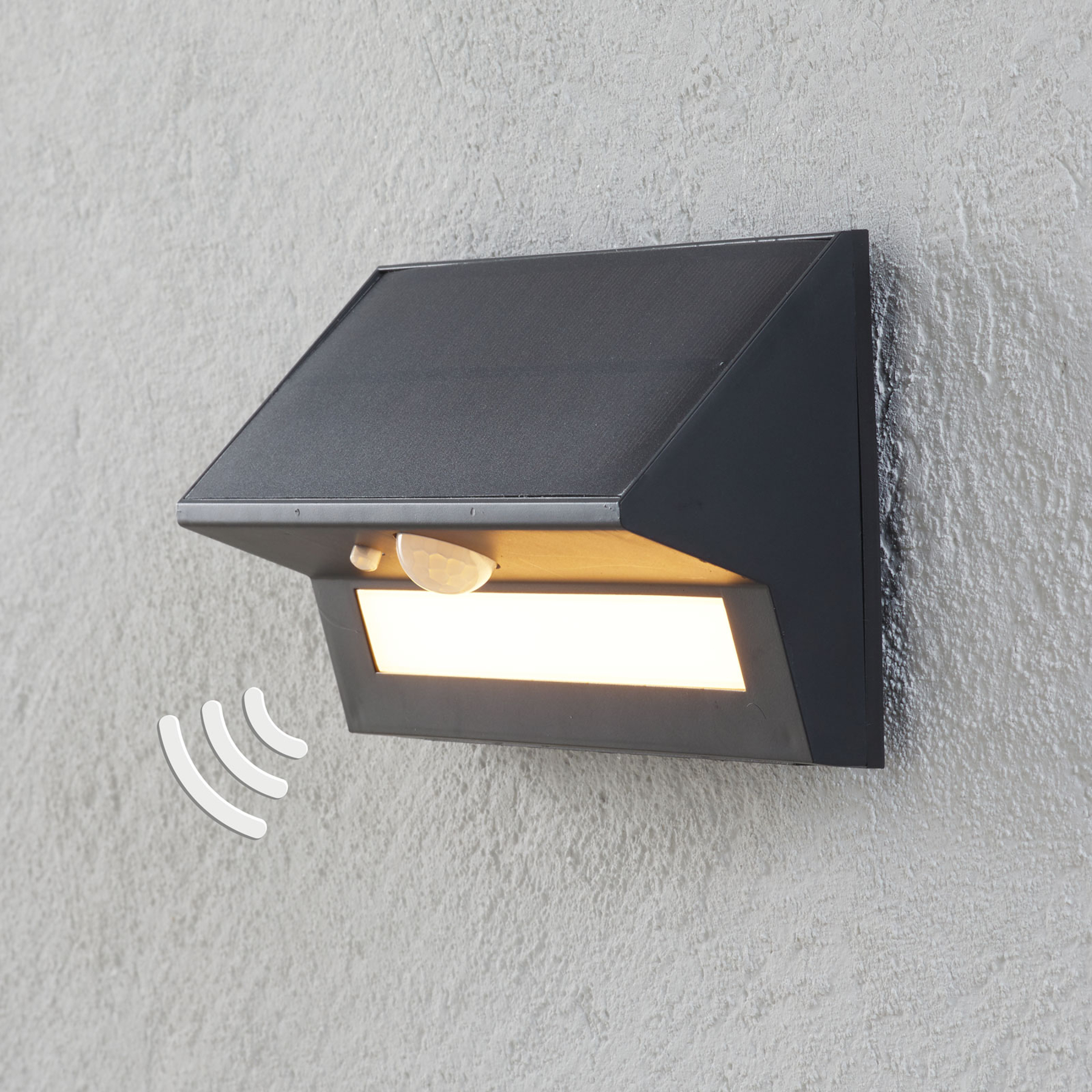 Aurinkokäyttöinen LED-ulkoseinävalaisin Kristiana