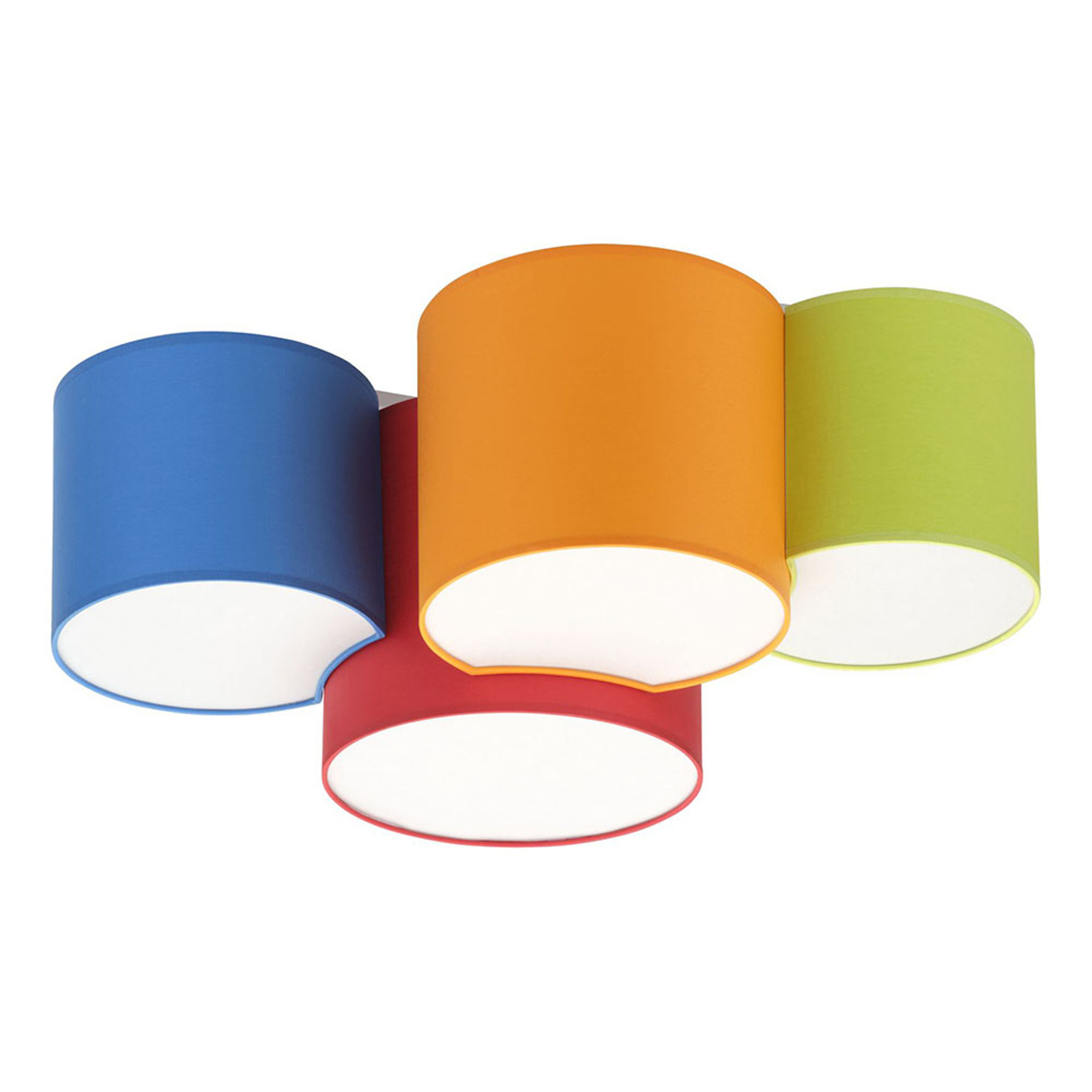 Kattovalaisin Mona 4-lamppuinen, monivärinen