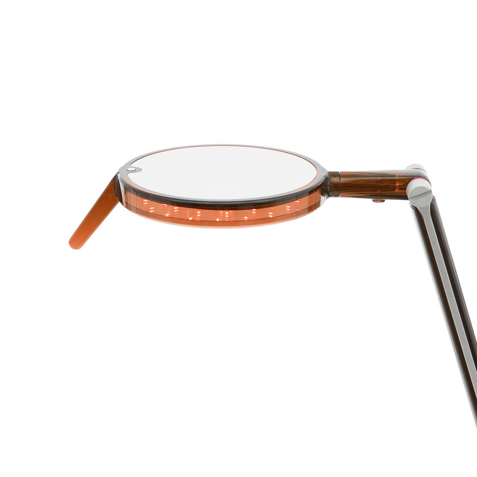 Kartell Aledin Tec -LED-pöytälamppu, meripihka