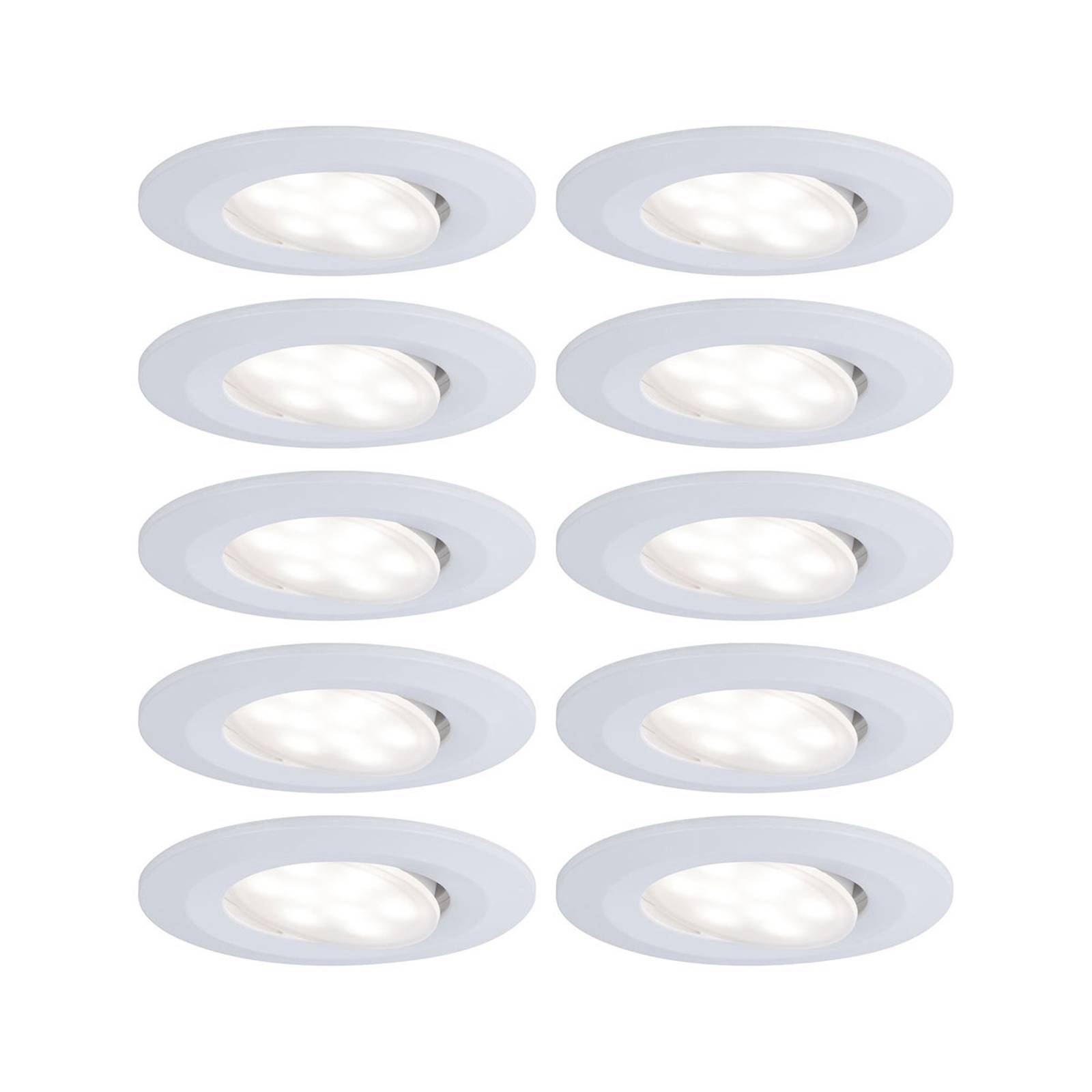 Paulmann-LED-uppokohdevalo Calla 10kpl, valk.