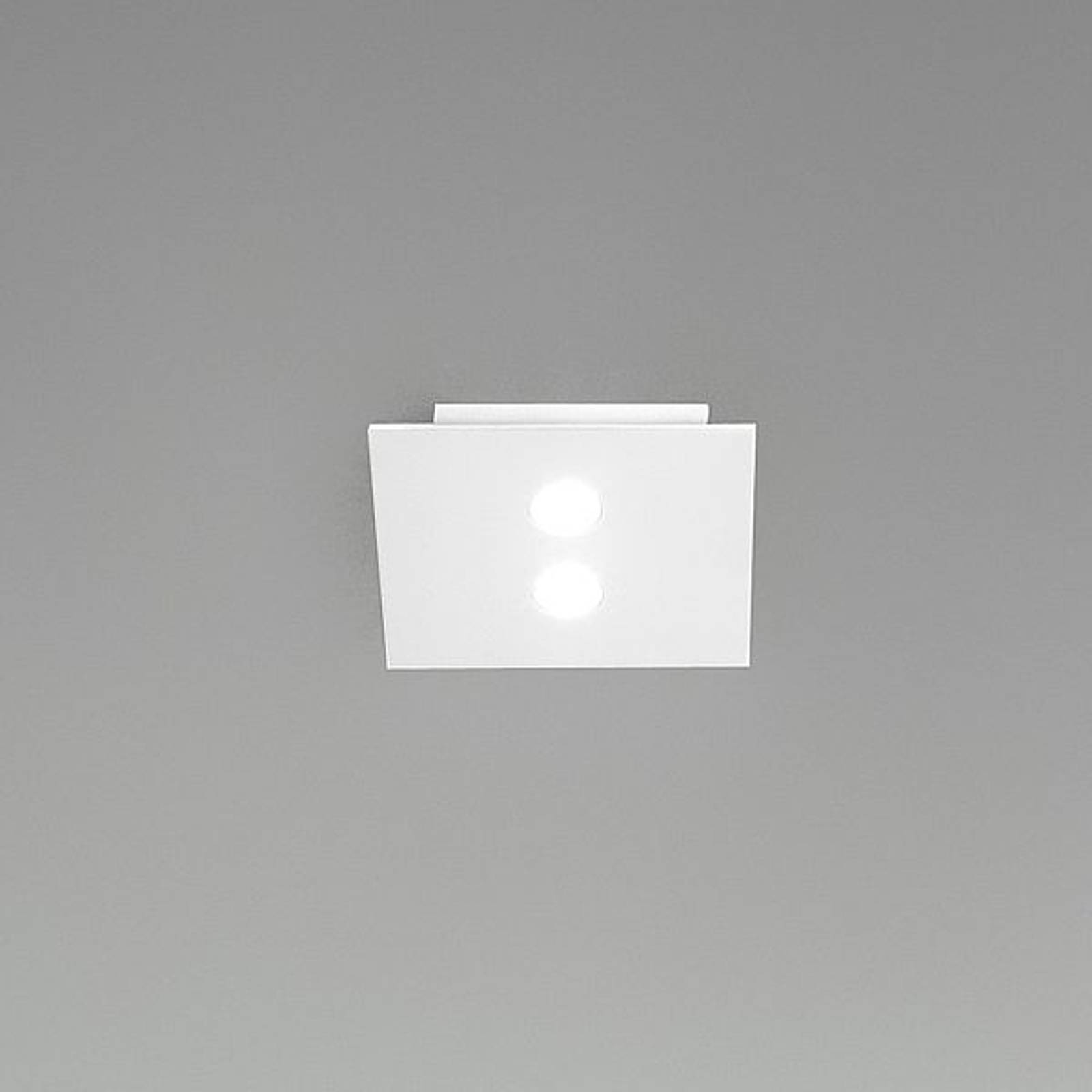 ICONE Slim - pieni LED-kattovalaisin, 2-lamppuinen