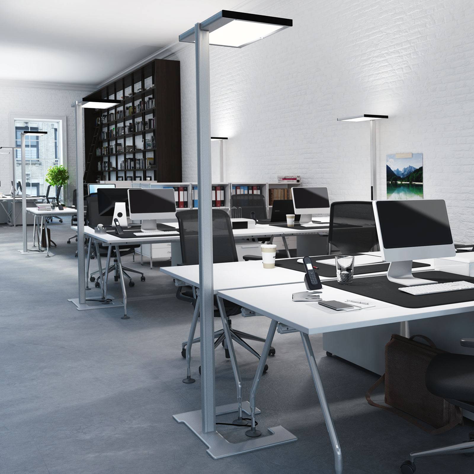 Luctra Vitawork LED-toimistolattiavalo 12000 lm
