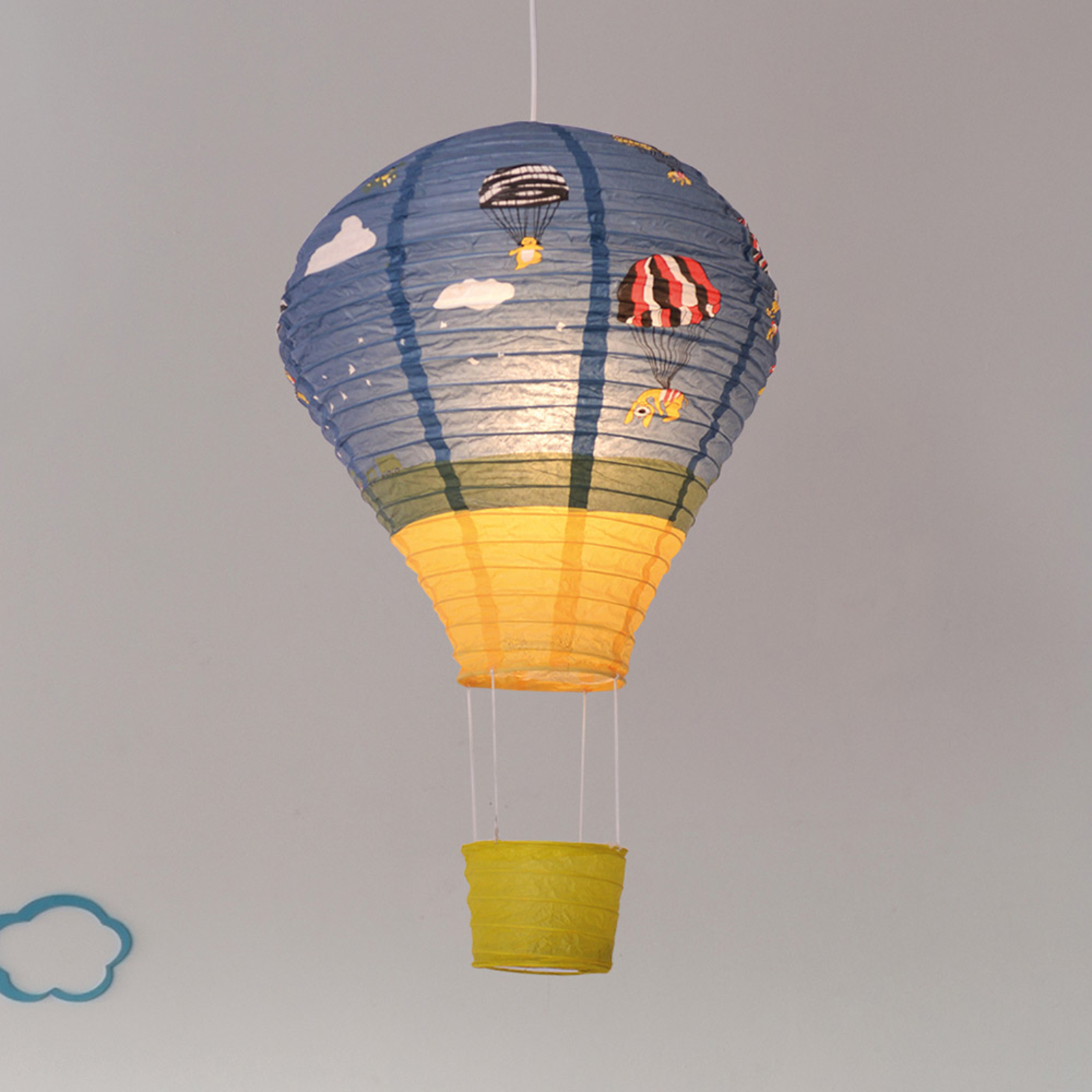 Riippuvalaisin Ballon, riisipaperi