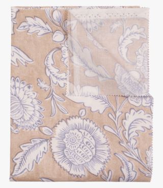 Flowery pintakäsitelty pöytäliina beige