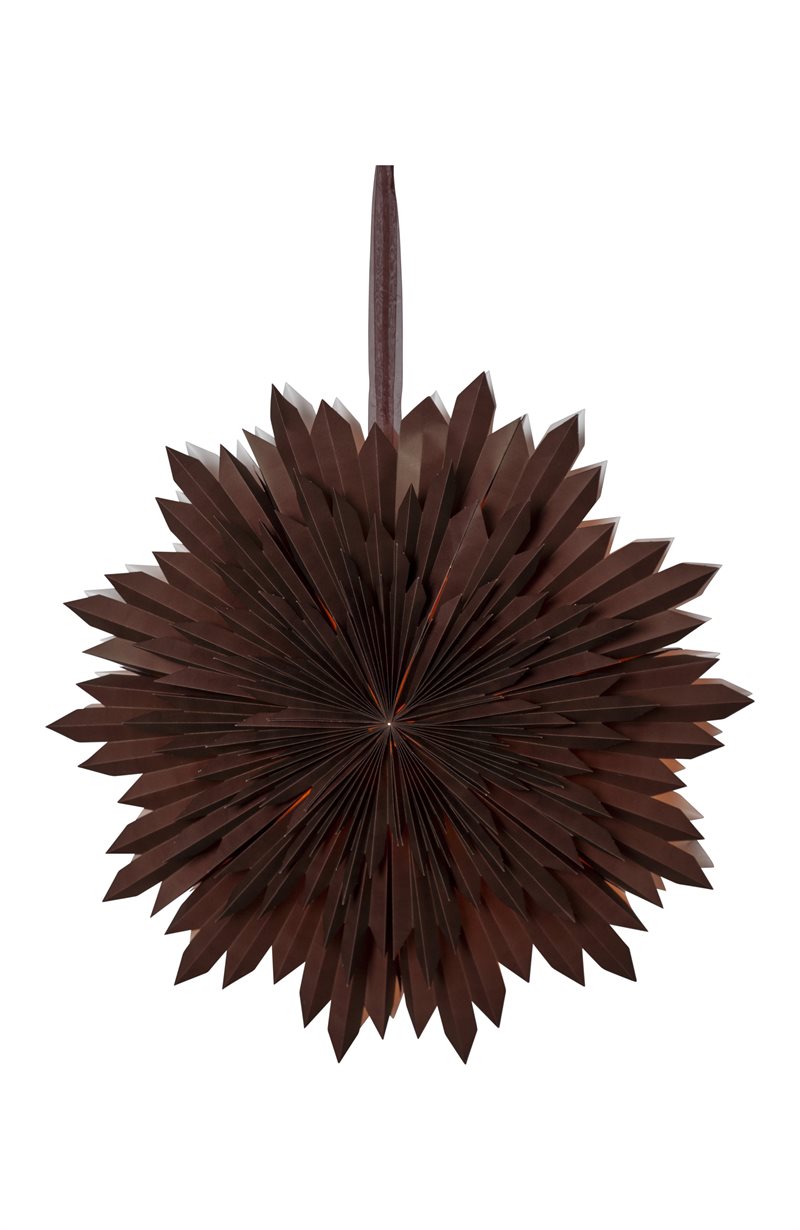 Paperitähti ruskea Ice 60 cm