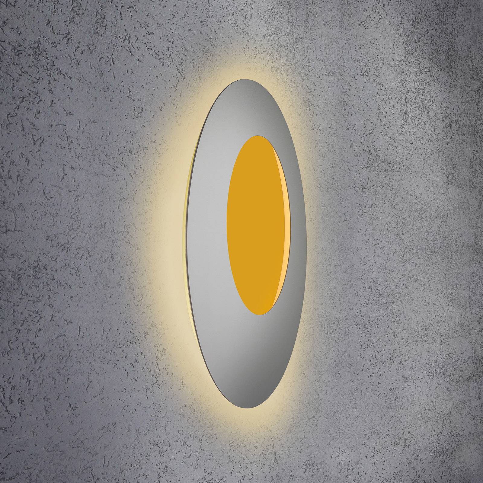 Escale Blade Open -LED-seinävalo RGB+W hopea 79 cm