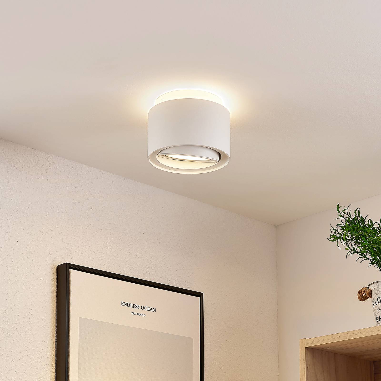 Arcchio Talima -LED-kattovalaisin, pyöreä