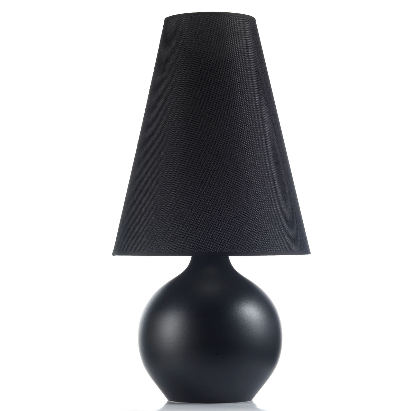 Pöytälamppu Sfera, korkeus 70 cm, musta