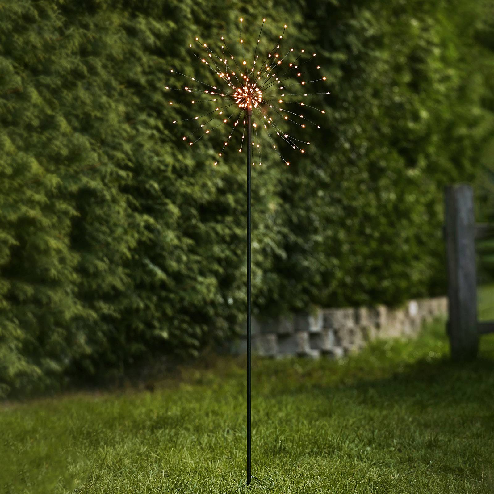 Firework Outdoor -LED-koristevalo, lämmin valk.